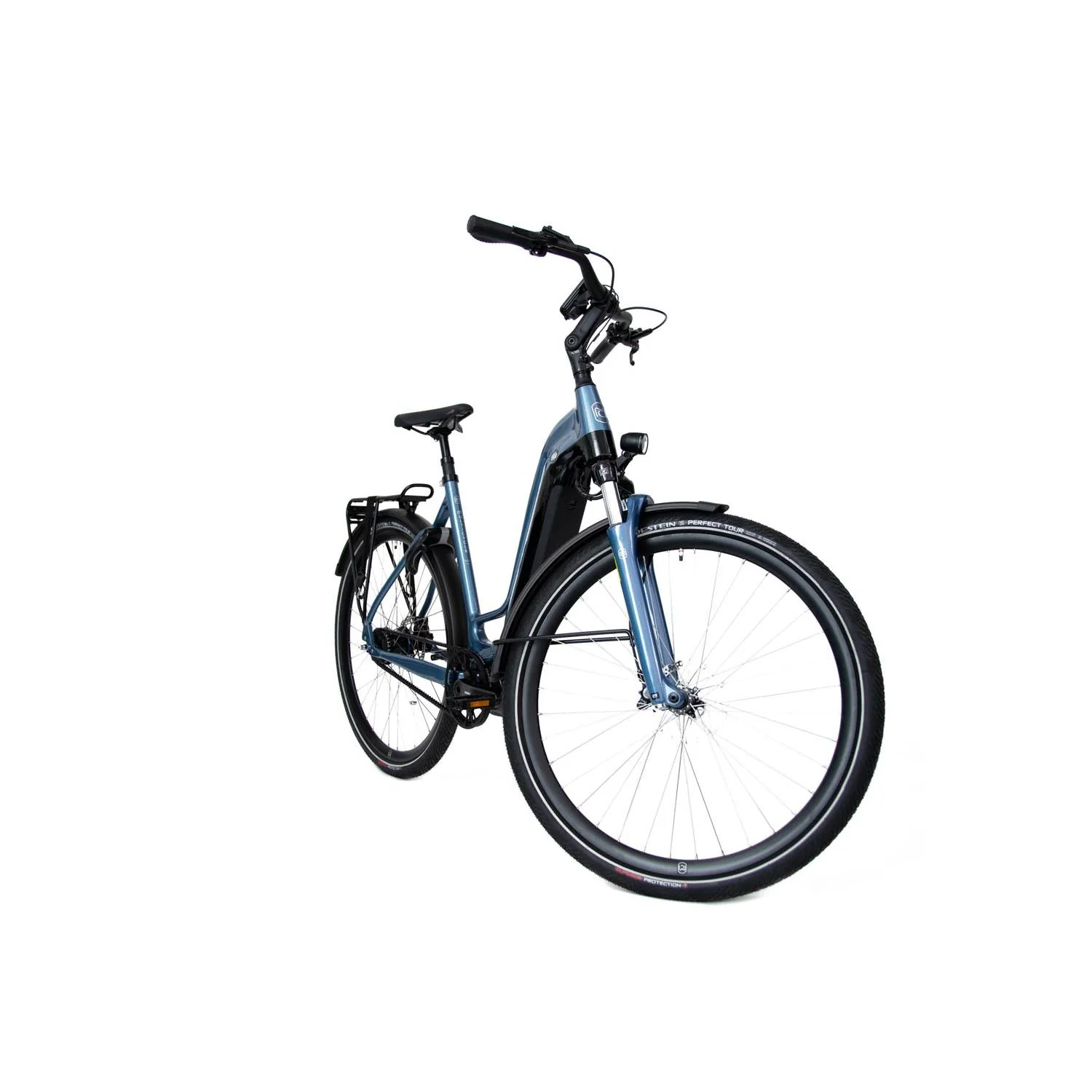 Multicycle Legacy EMB Step Through Electric Hybrid Bike Portofino Blue - Image 2