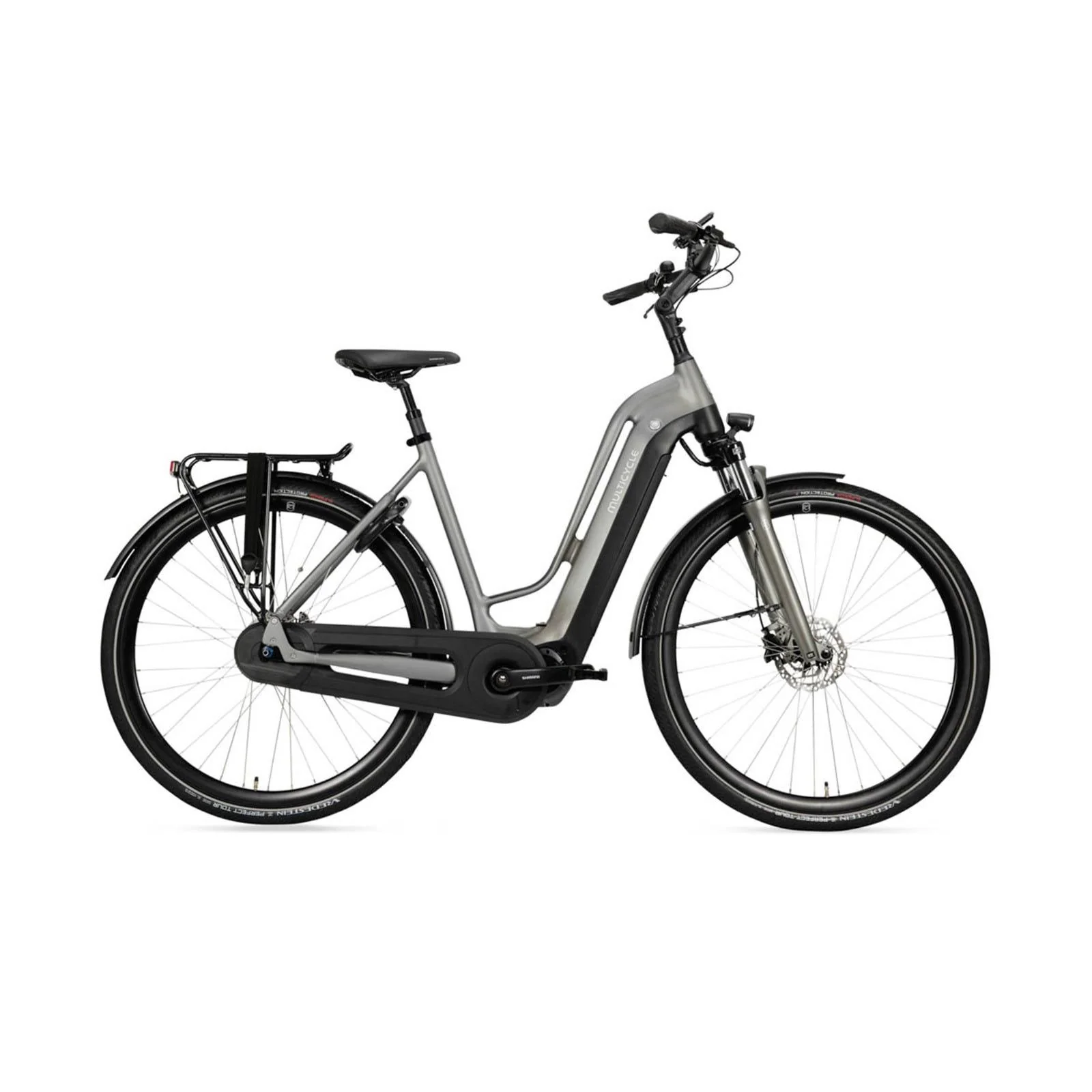 Multicycle Voyage EMI Step Through Electric Hybrid Bike Grey