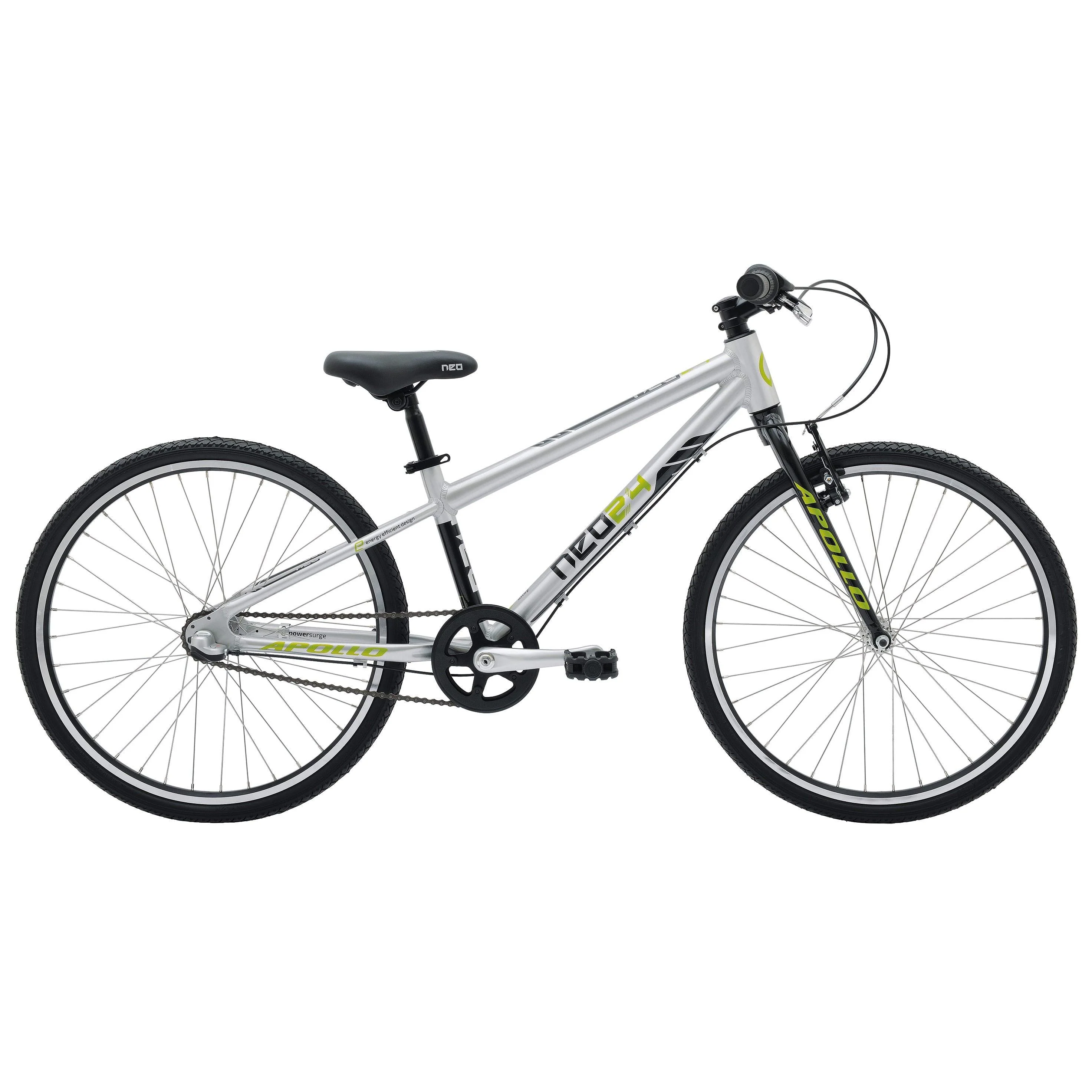 NEO 3I Kids 24" Bike Black Lime
