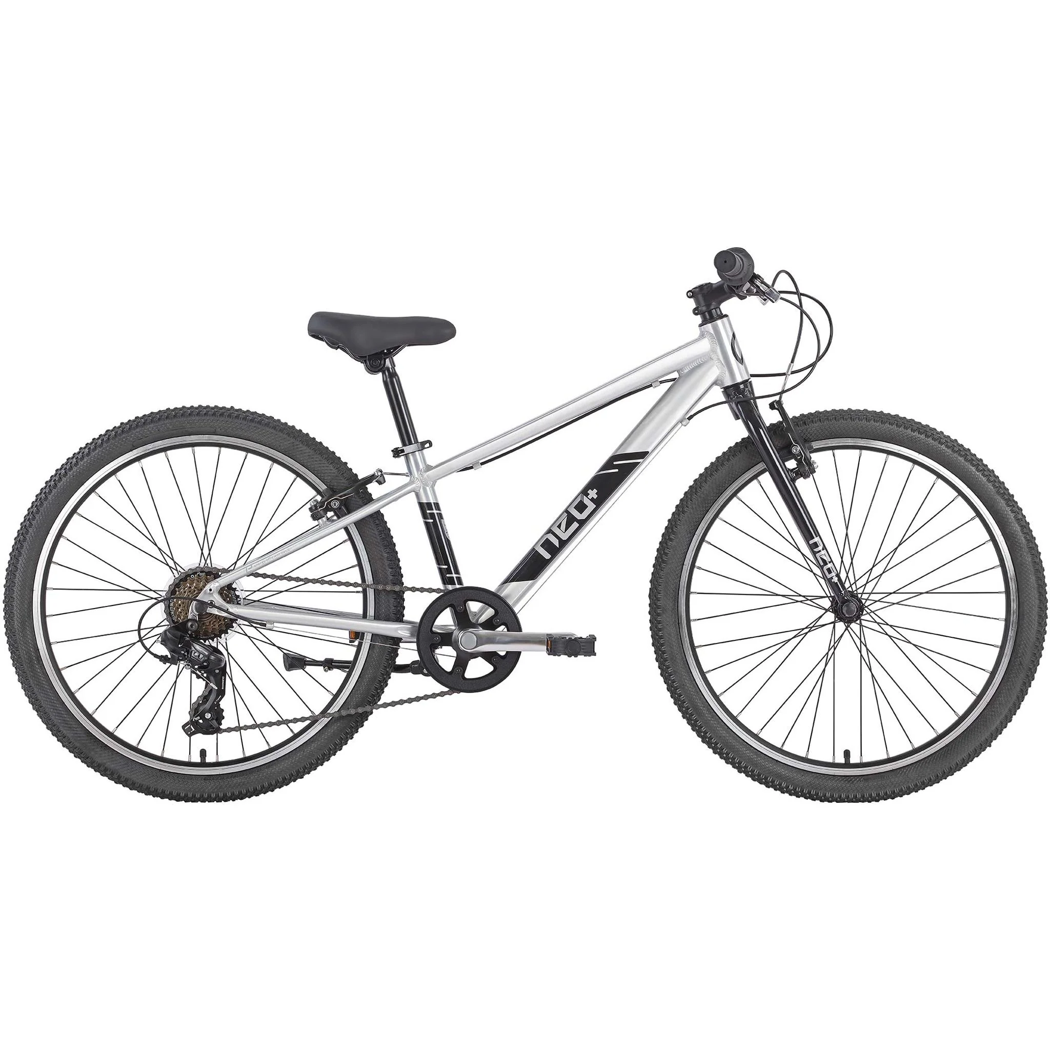 Neo+ 24'' Kids Bike 7-Speed Brushed Alloy