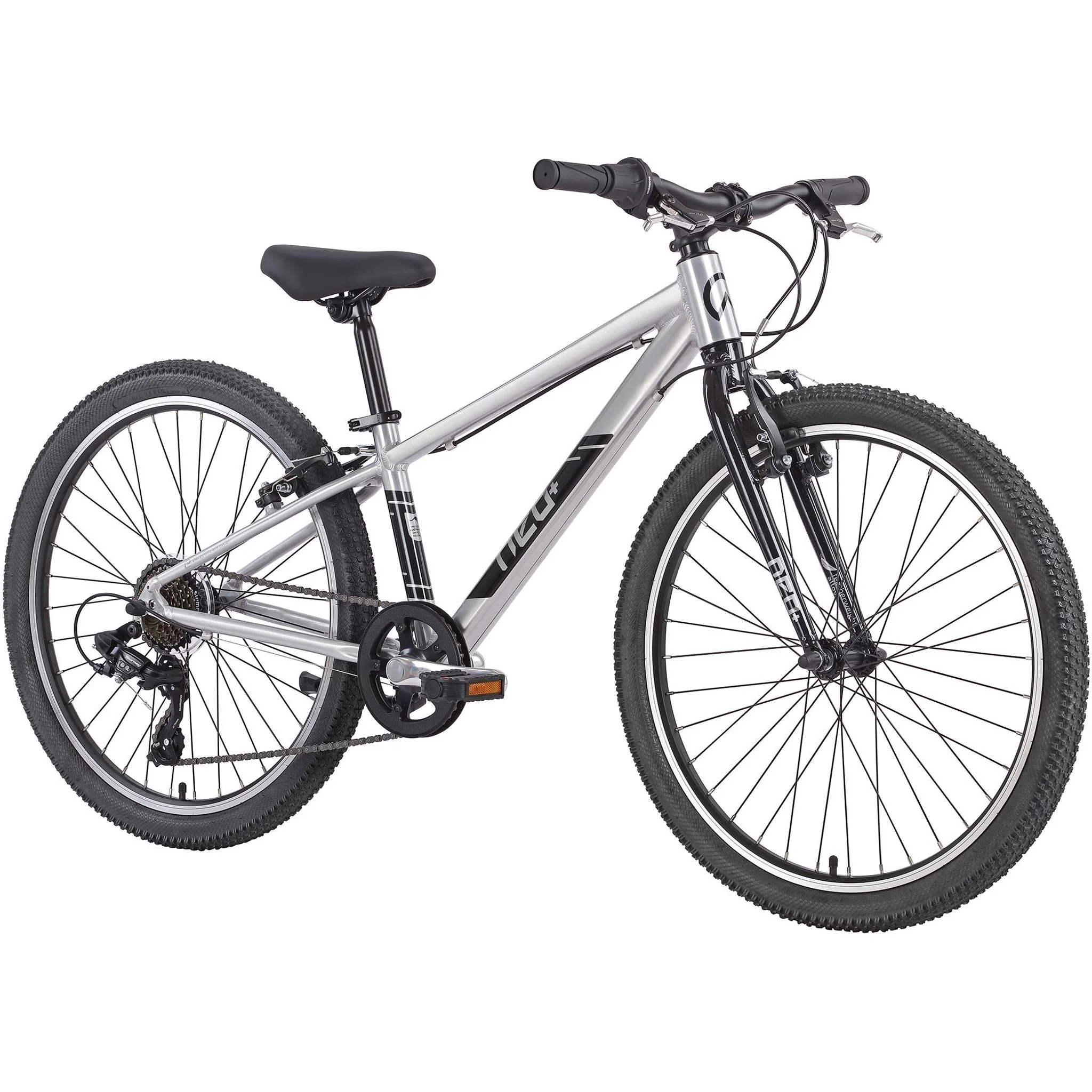 Neo+ 24'' Kids Bike 7-Speed Brushed Alloy - Image 2