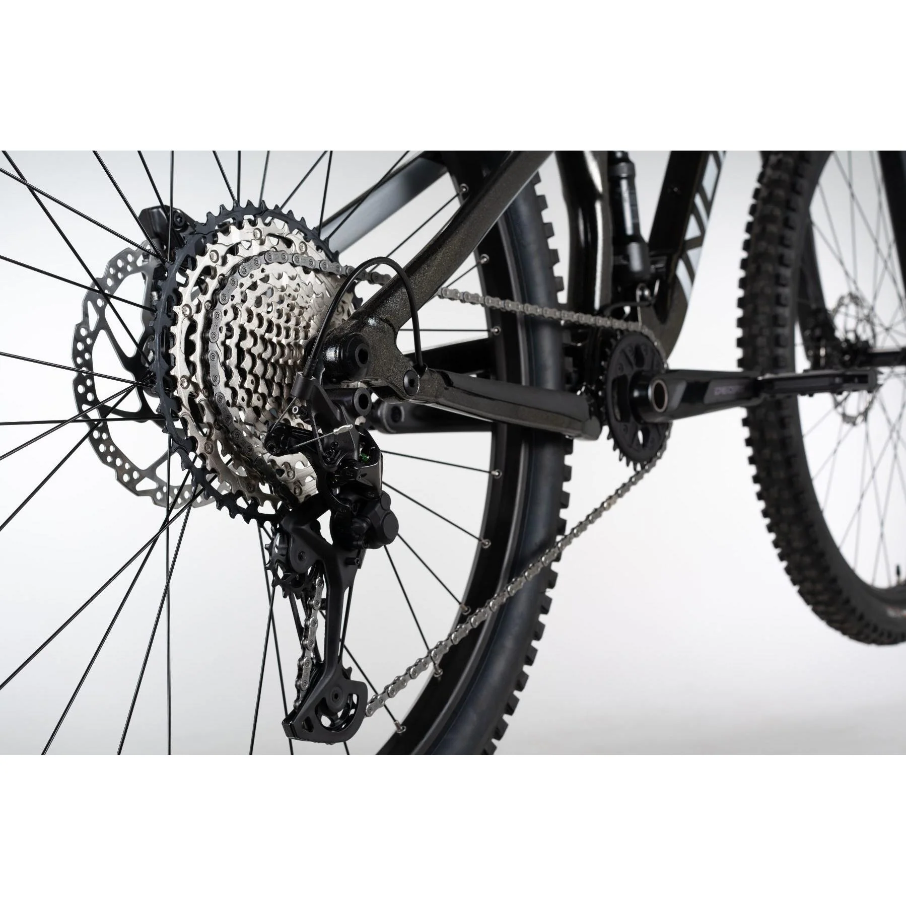 Norco Fluid FS 1 29 Mountain Bike Black/Silver - Image 4