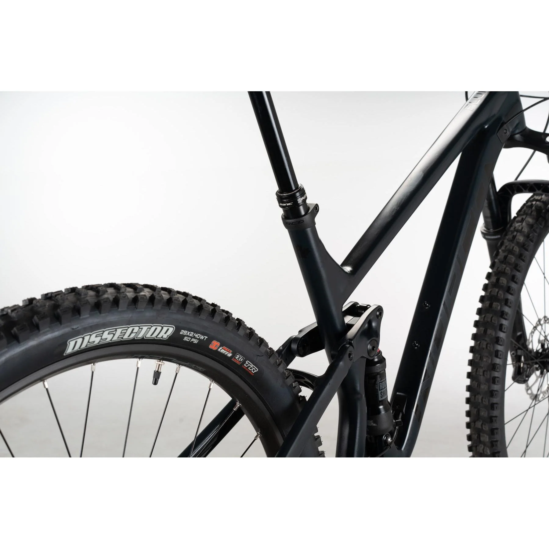 Norco Fluid FS 2 29 Mountain Bike Blue Black/Black - Image 6