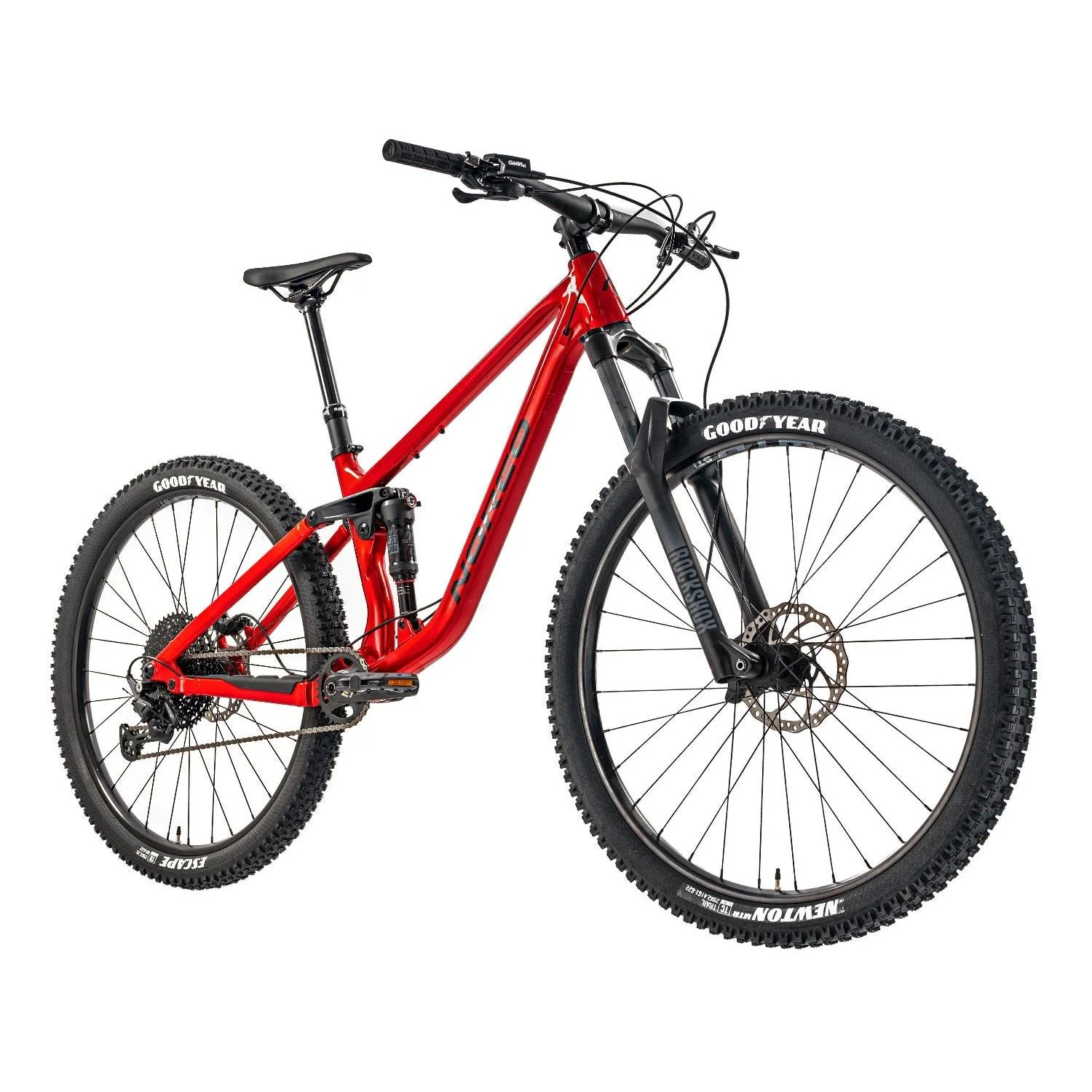 Norco Fluid FS 4 Dual Suspension Mountain Bike Red/Black - Image 4