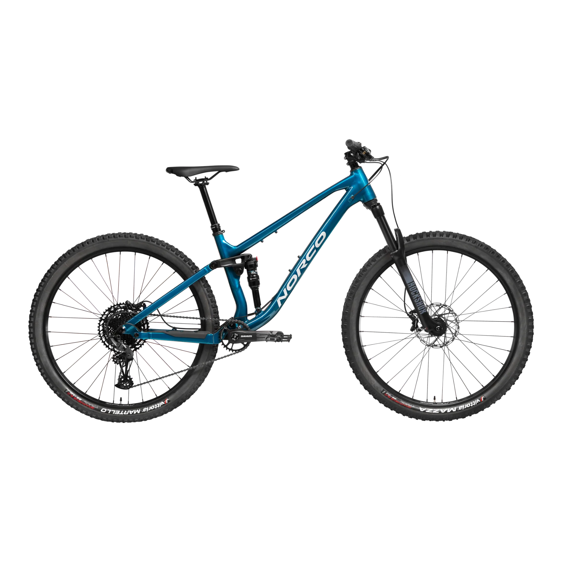 Norco Fluid FS A3 Dual Suspension Mountain Bike Blue/Silver