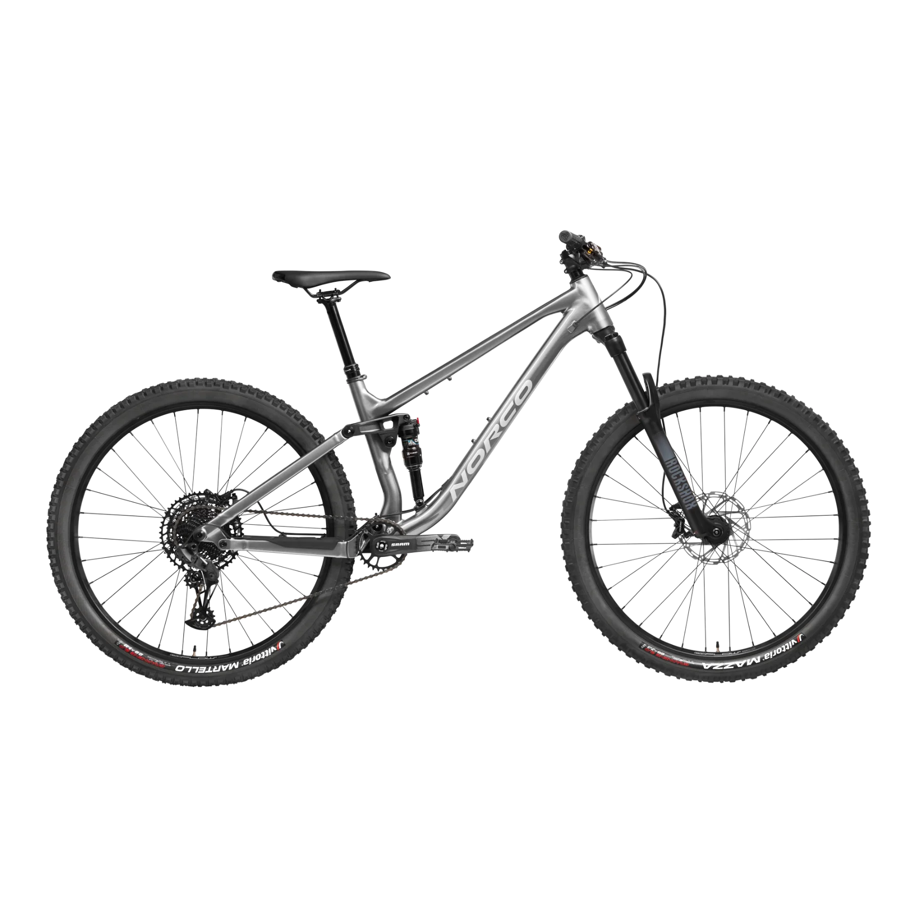 Norco Fluid FS A3 Dual Suspension Mountain Bike Grey/Silver