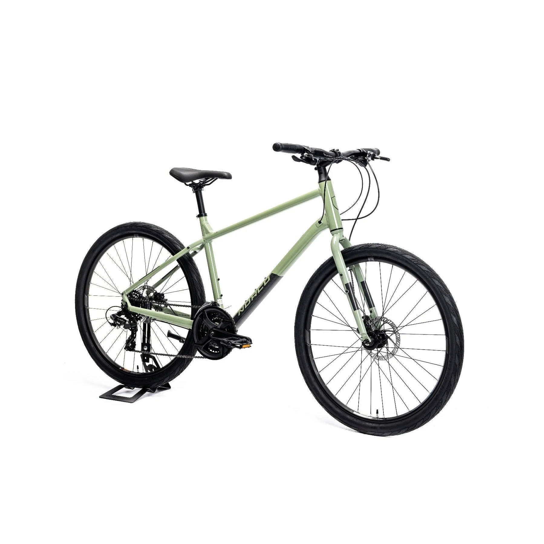 Norco Indie 3 Hybrid Bike Green/Black - Image 2