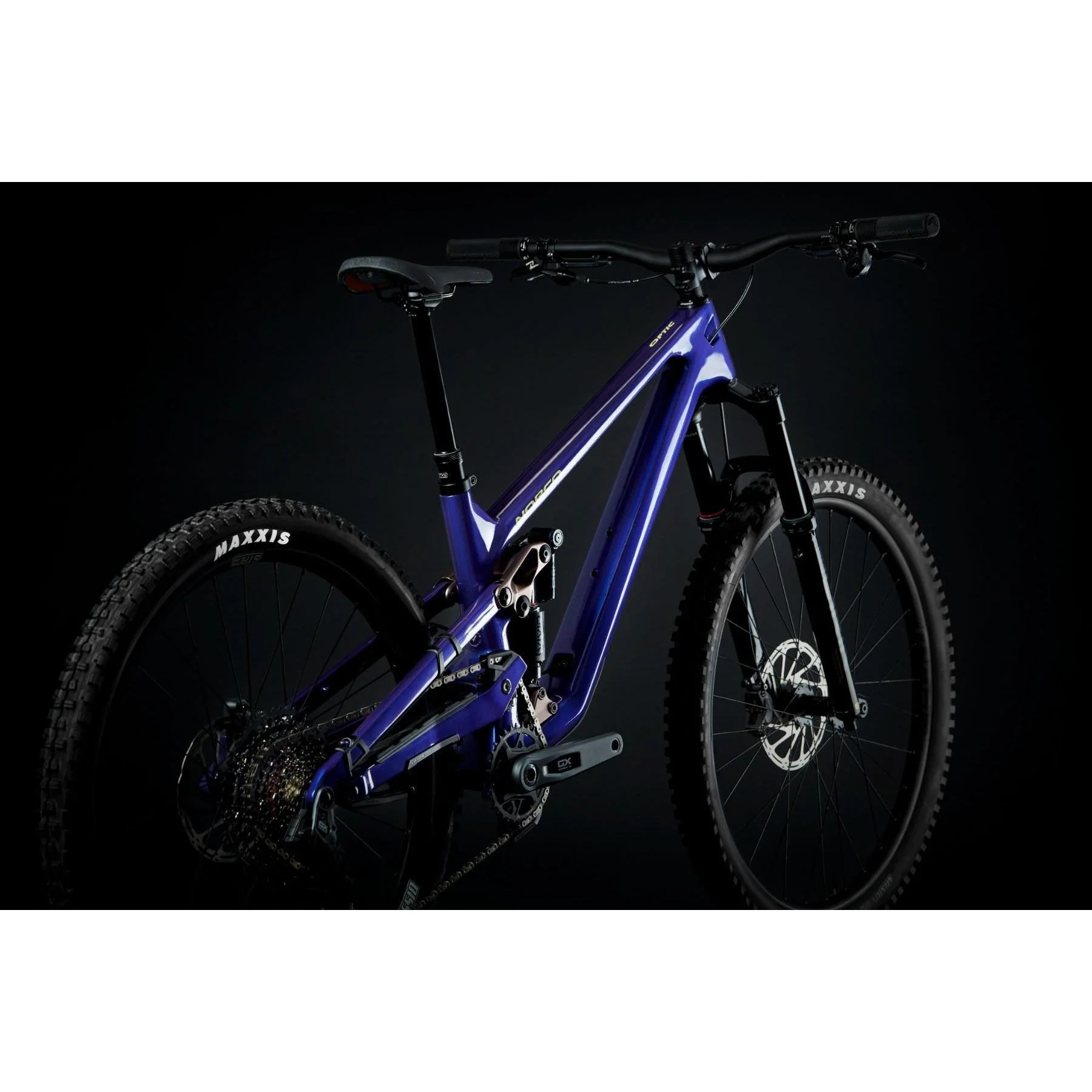 Norco Optic C2 Dual Suspension Mountain Bike Purple - Image 4