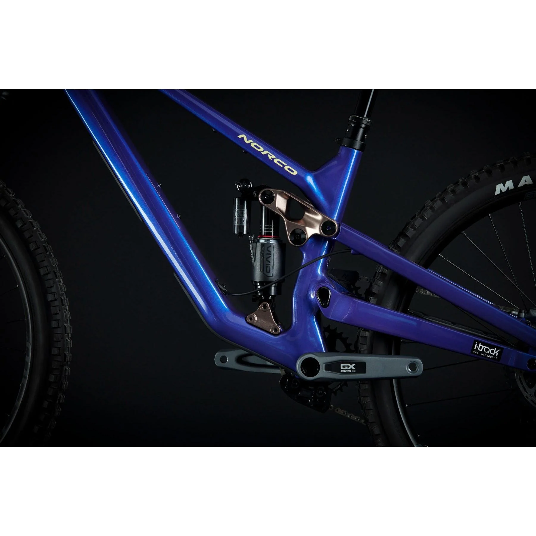 Norco Optic C2 Dual Suspension Mountain Bike Purple - Image 7