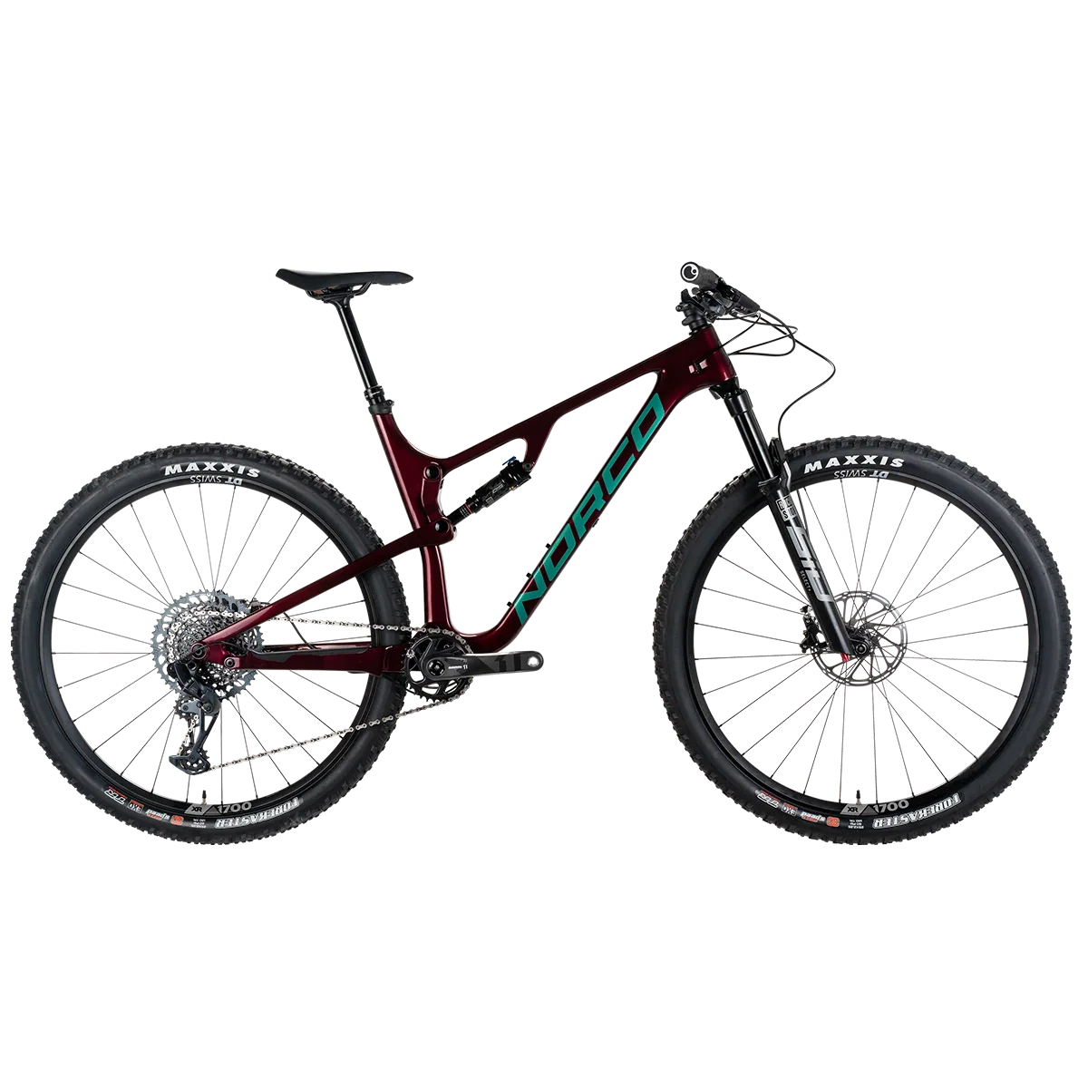 Norco Revolver FS 1 120 Mountain Bike LG Red/Green