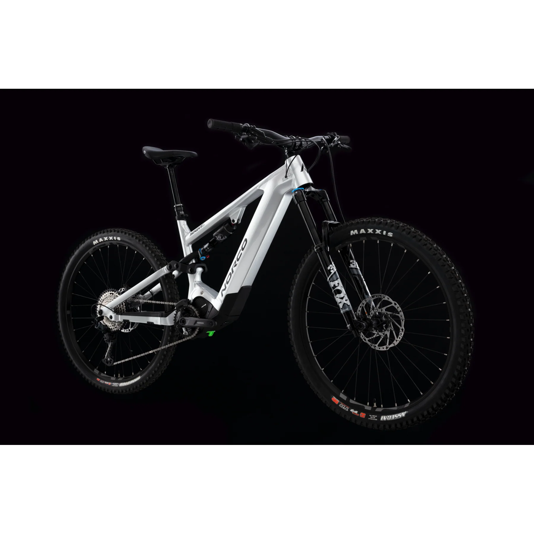 Norco Sight VLT A1 Electric Dual Suspension Mountain Bike Silver/Black - Image 3