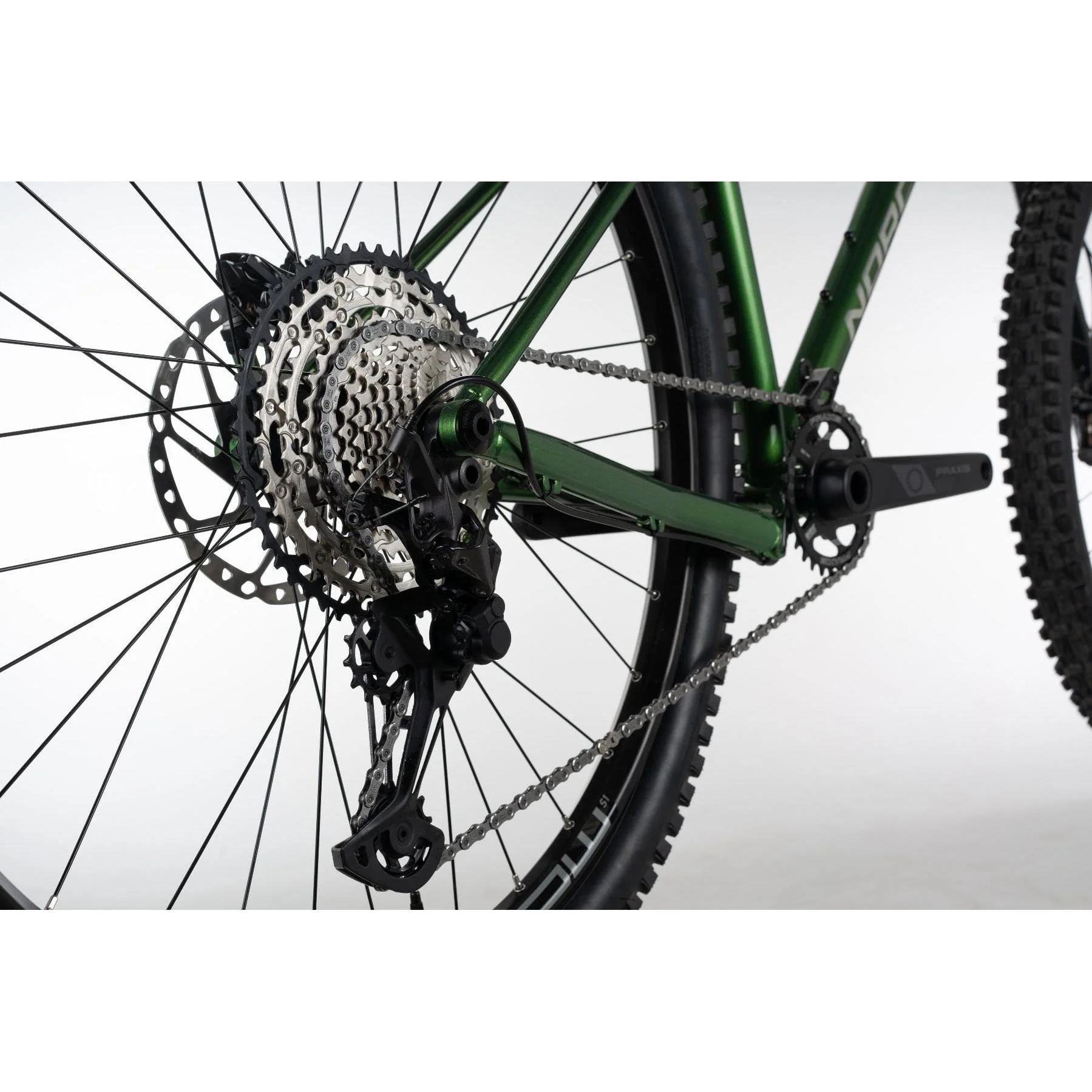 Norco Torrent HT S1 Mountain Bike Green/Chrome - Image 4