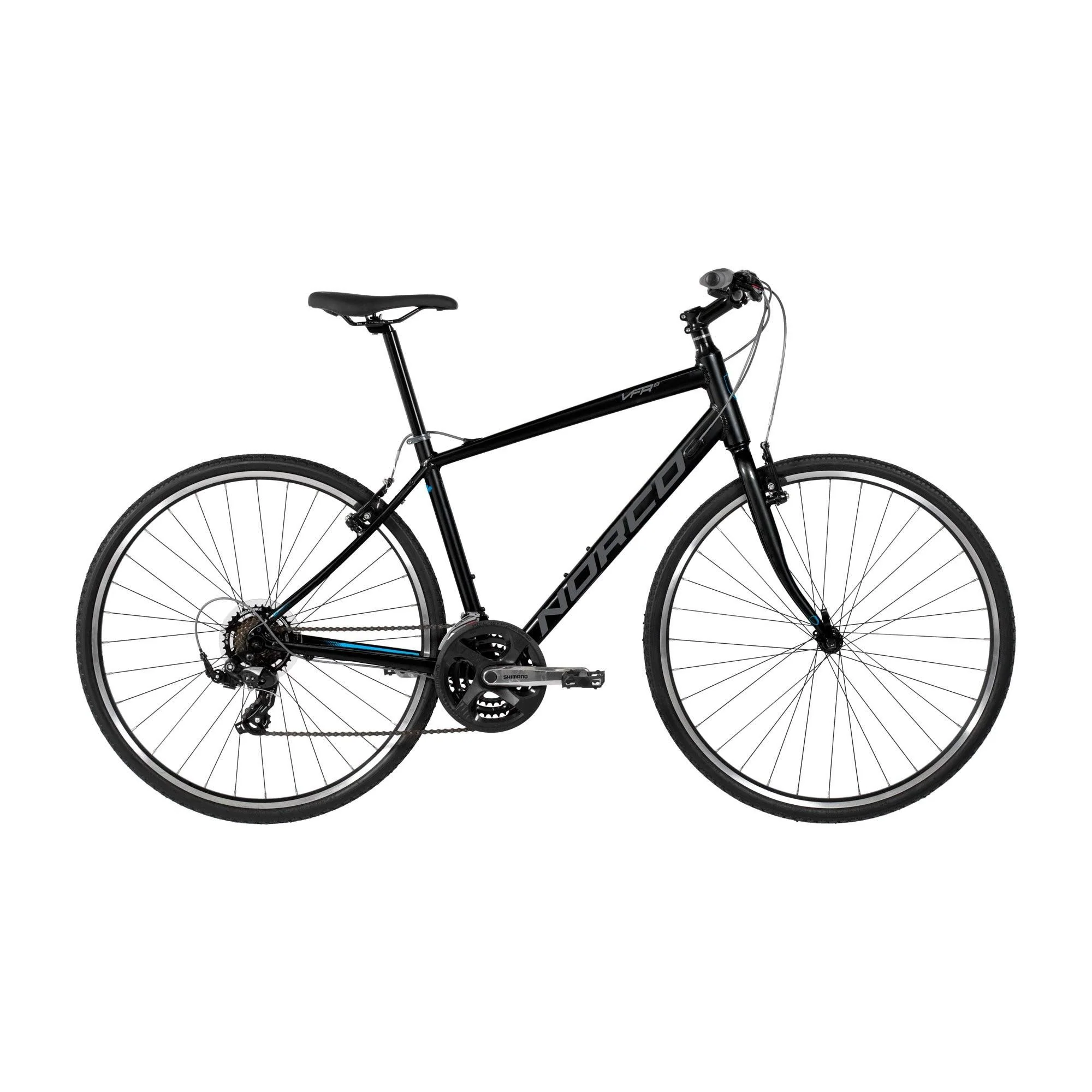 Norco VFR 6 Flat Bar Road Bike Black/Blue (2017)
