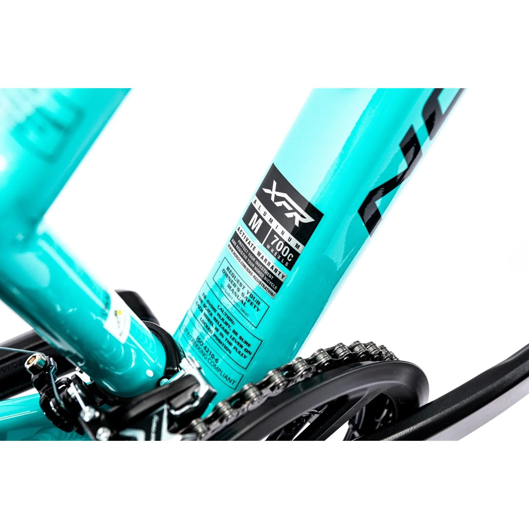 Norco XFR 2 Step Through Hybrid Bike Blue/Blue Black - Image 8