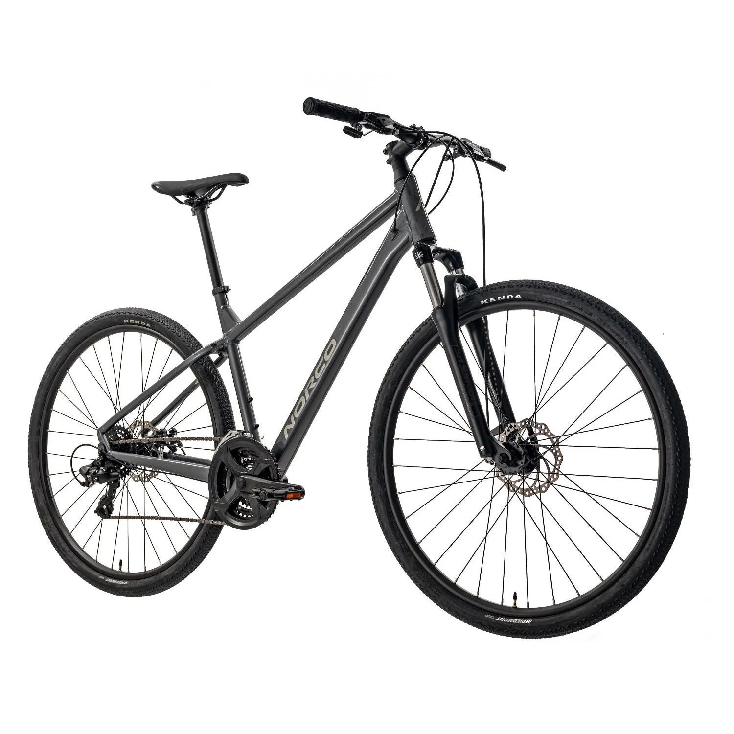 Norco XFR 3 Hybrid Bike Grey/Silver - Image 3