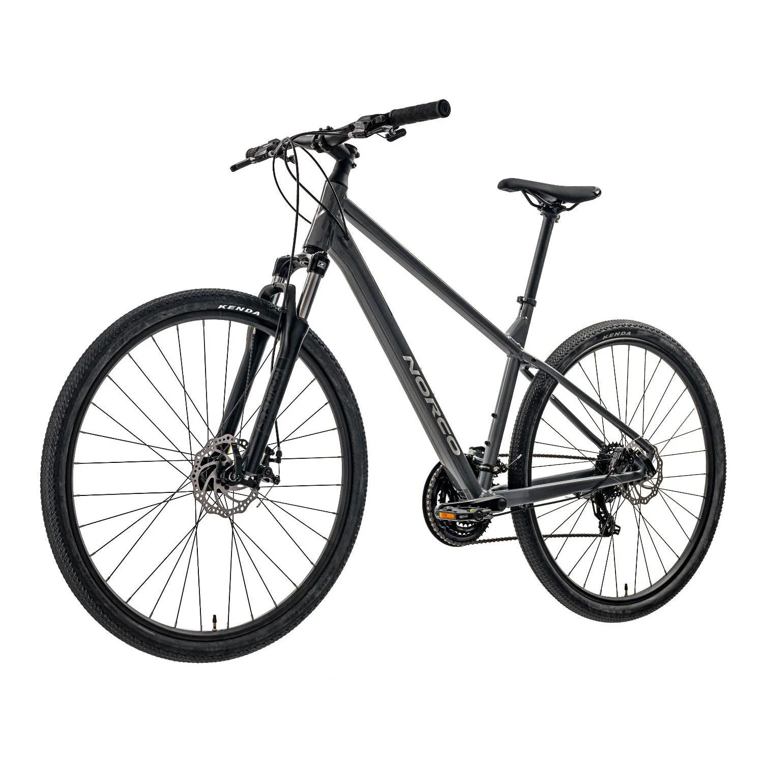 Norco XFR 3 Hybrid Bike Grey/Silver - Image 4