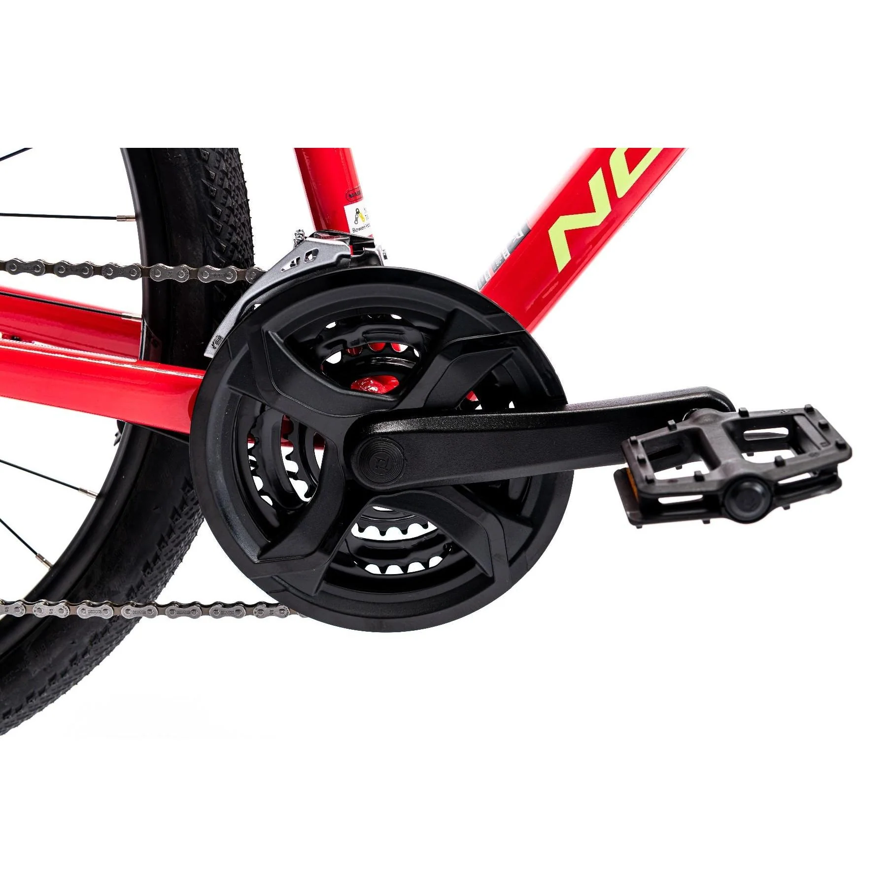 Norco XFR 3 Step Through Hybrid Bike Red/Green - Image 7