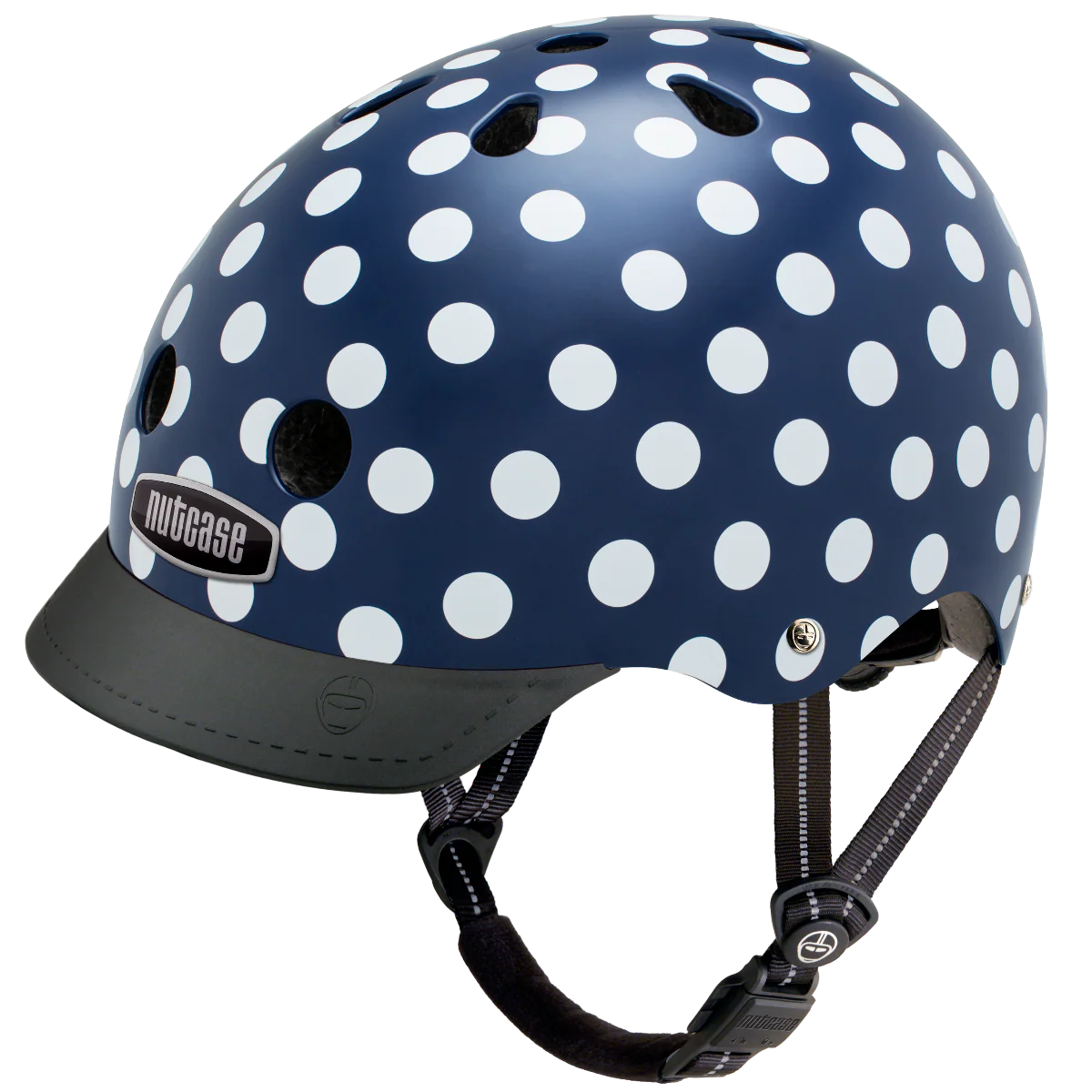 Nutcase Navy Dots Helmet