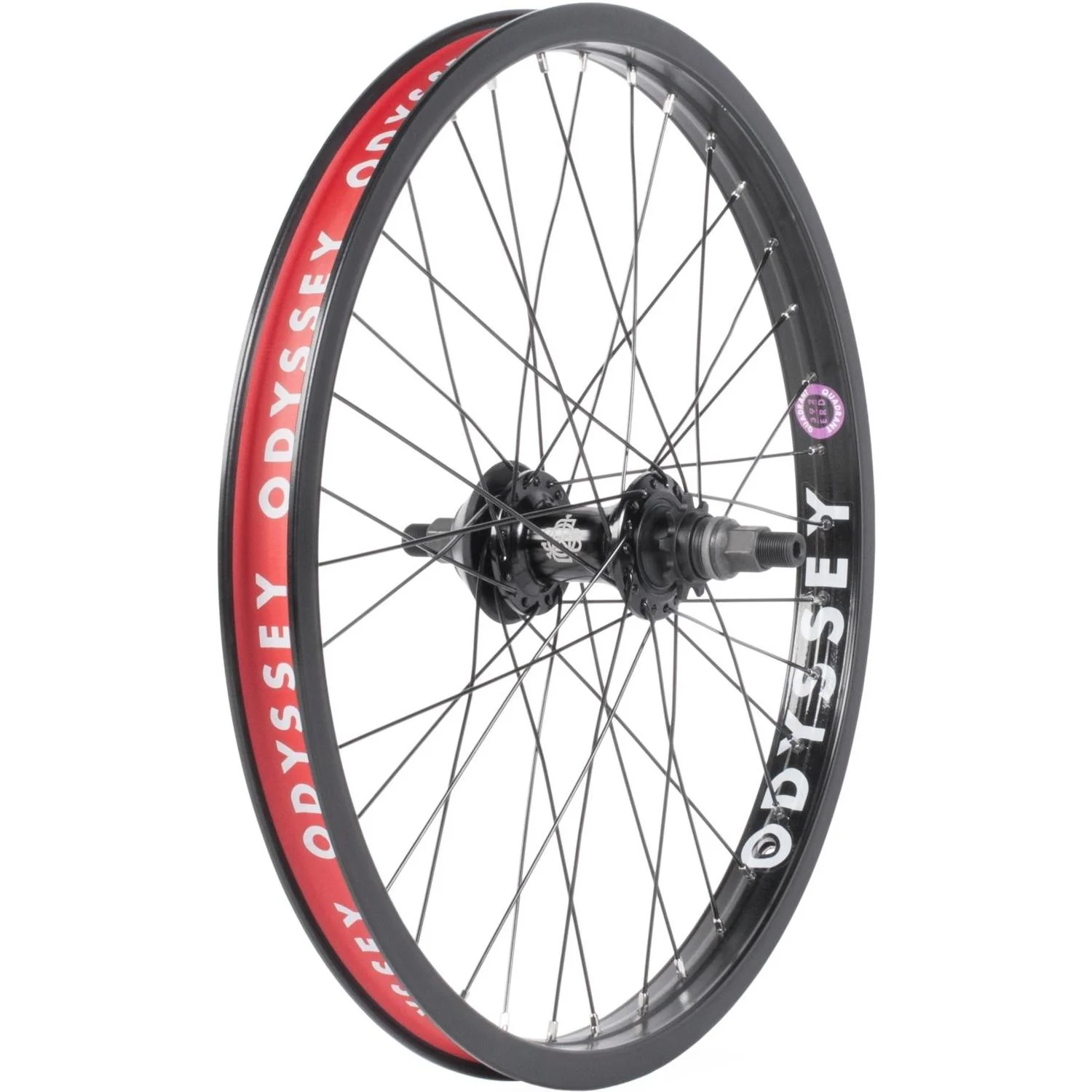 Odyssey Quadrant / C5 Rear BMX Wheel 20'' Black