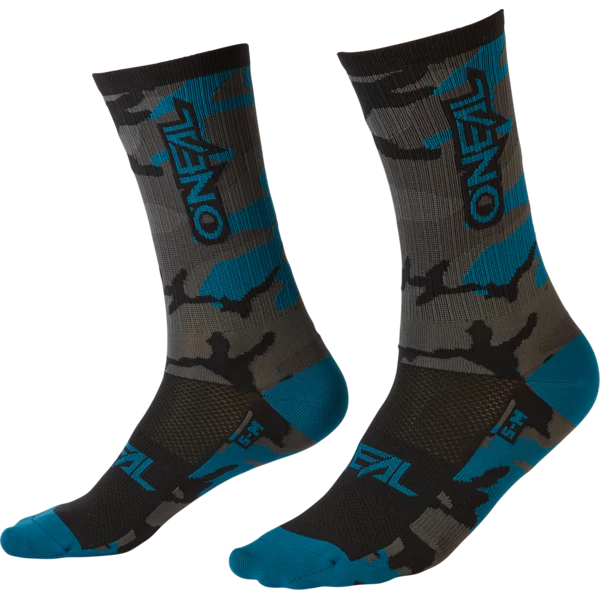 O'Neal MTB Performance Socks Camo Grey/Blue/Black