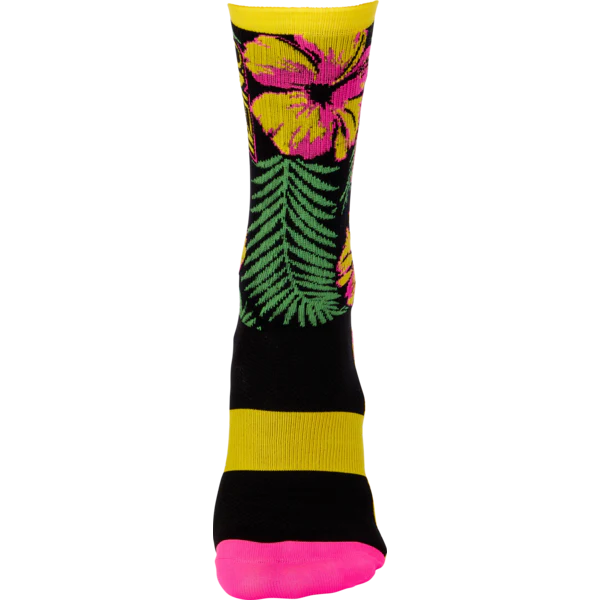 O'Neal MTB Performance Socks Island Pink/Green/Yellow - Image 2