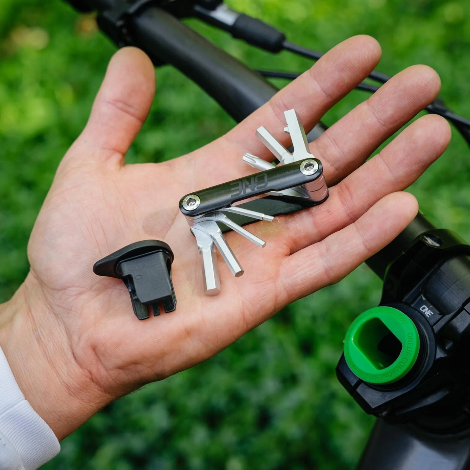OneUp Components EDC Lite MTB On-Bike Tool Storage Black - Image 8