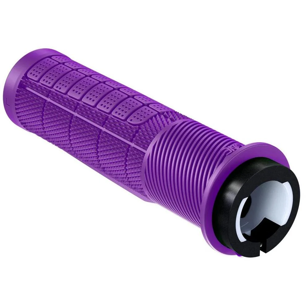 OneUp Components Thick Lock-On Grips Purple - Image 2