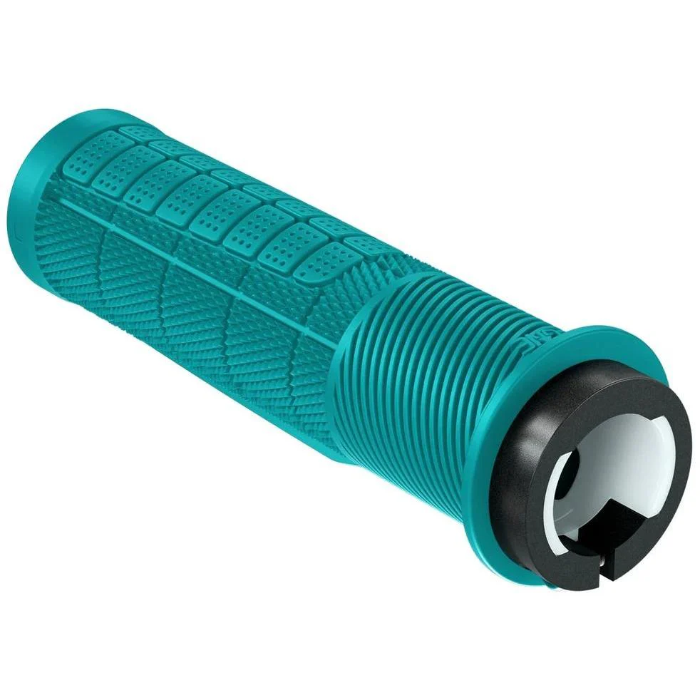OneUp Components Thick Lock-On Grips Turquoise - Image 2
