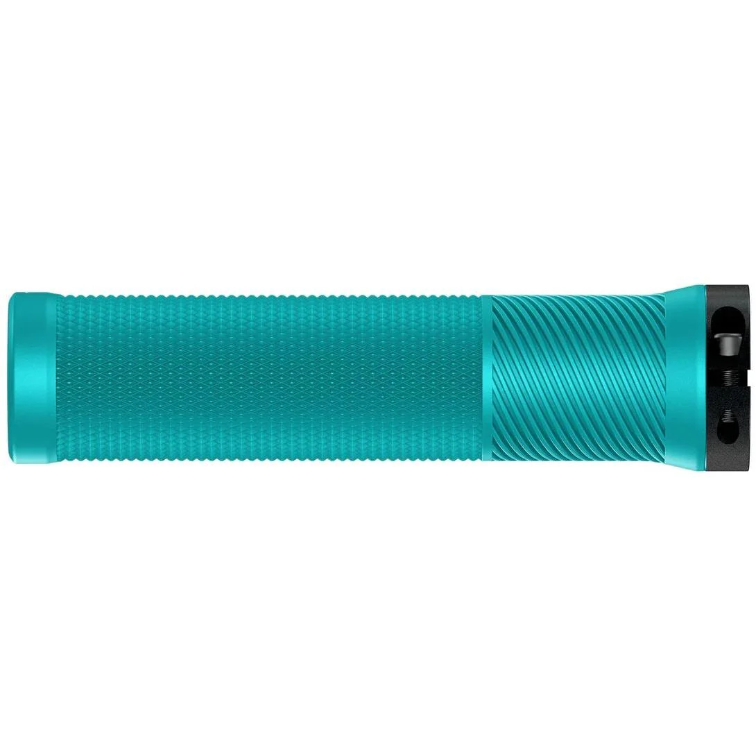 OneUp Components Thin Lock-On Grips Turquoise - Image 4