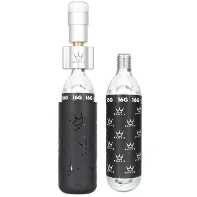 Peaty's Holeshot CO2 Inflator Road Kit Silver