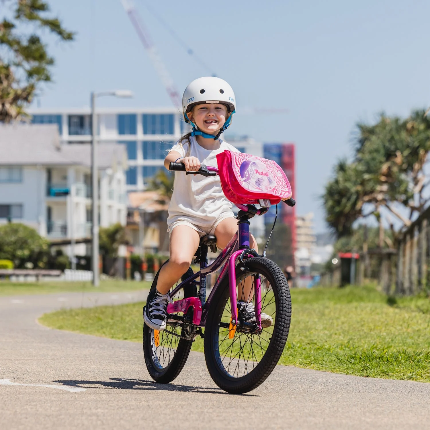 Pedal Bam Alloy 20'' Kids Bike Purple/Lilac - Image 3
