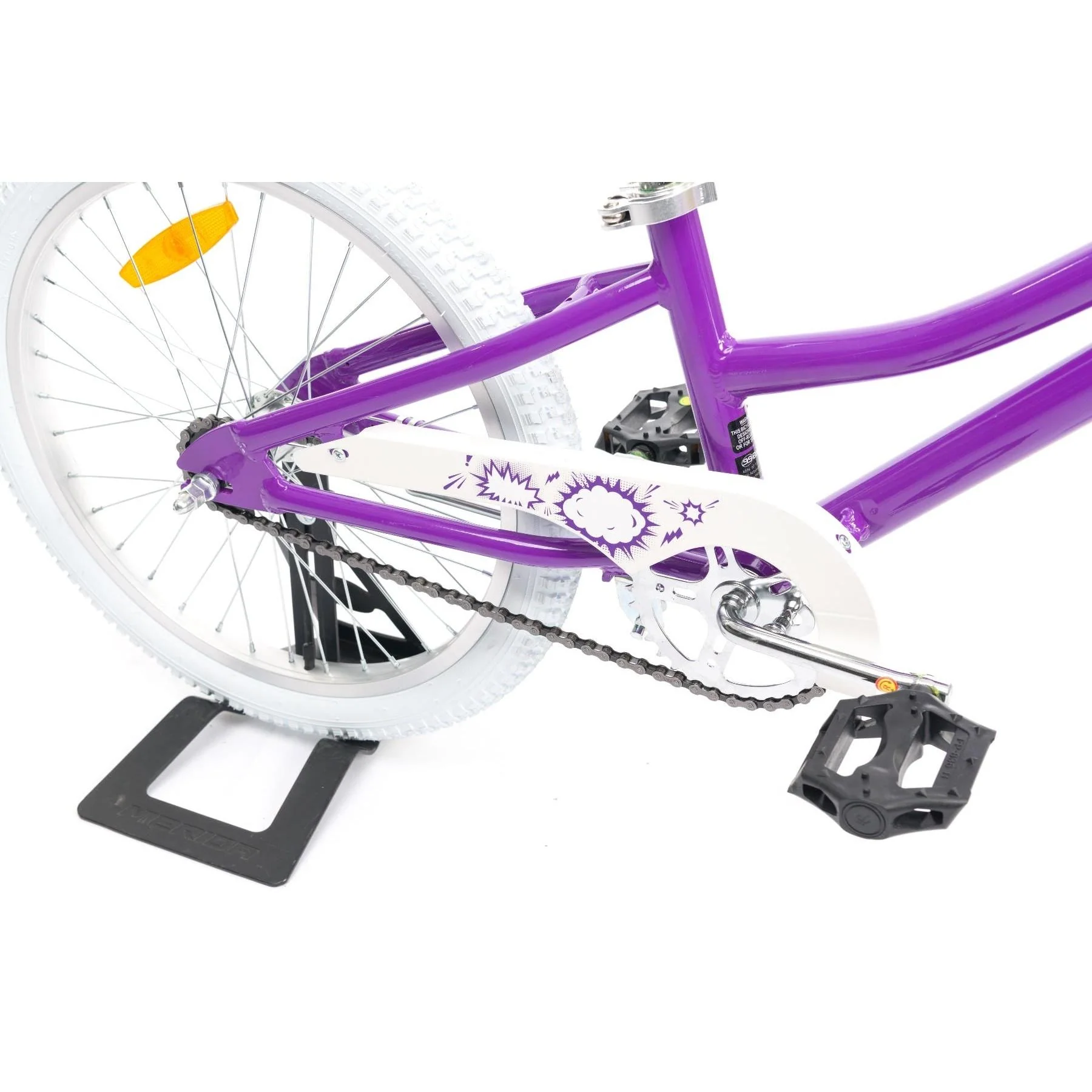 Pedal Bam Alloy 20'' Kids Bike Purple/White - Image 3