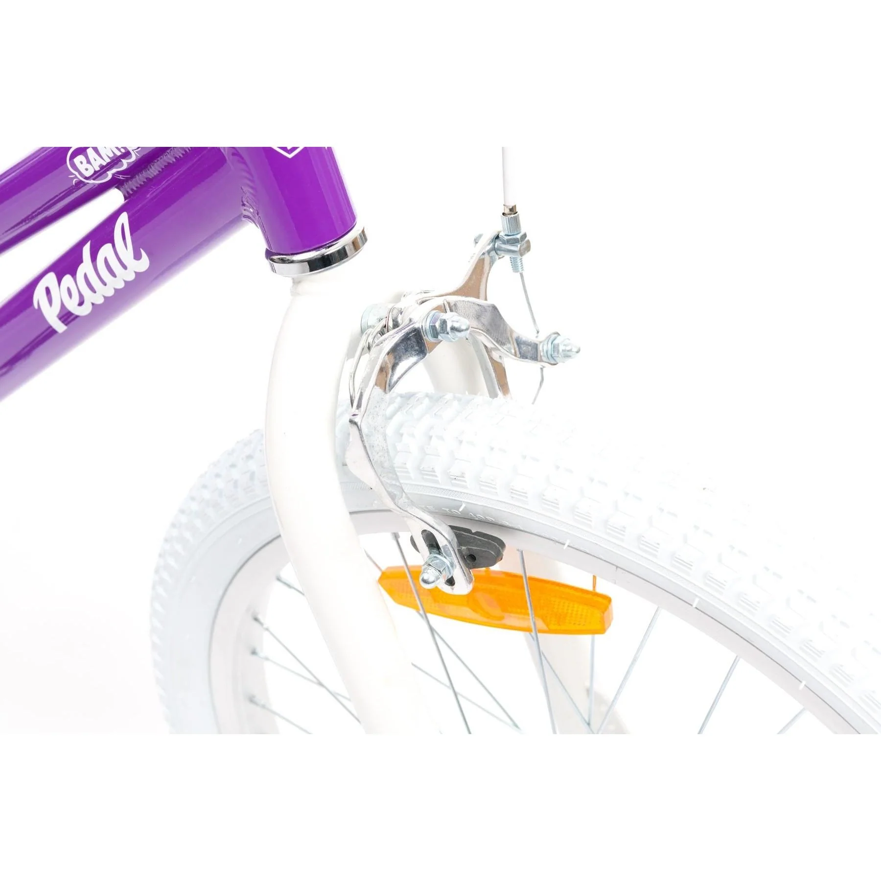 Pedal Bam Alloy 20'' Kids Bike Purple/White - Image 6