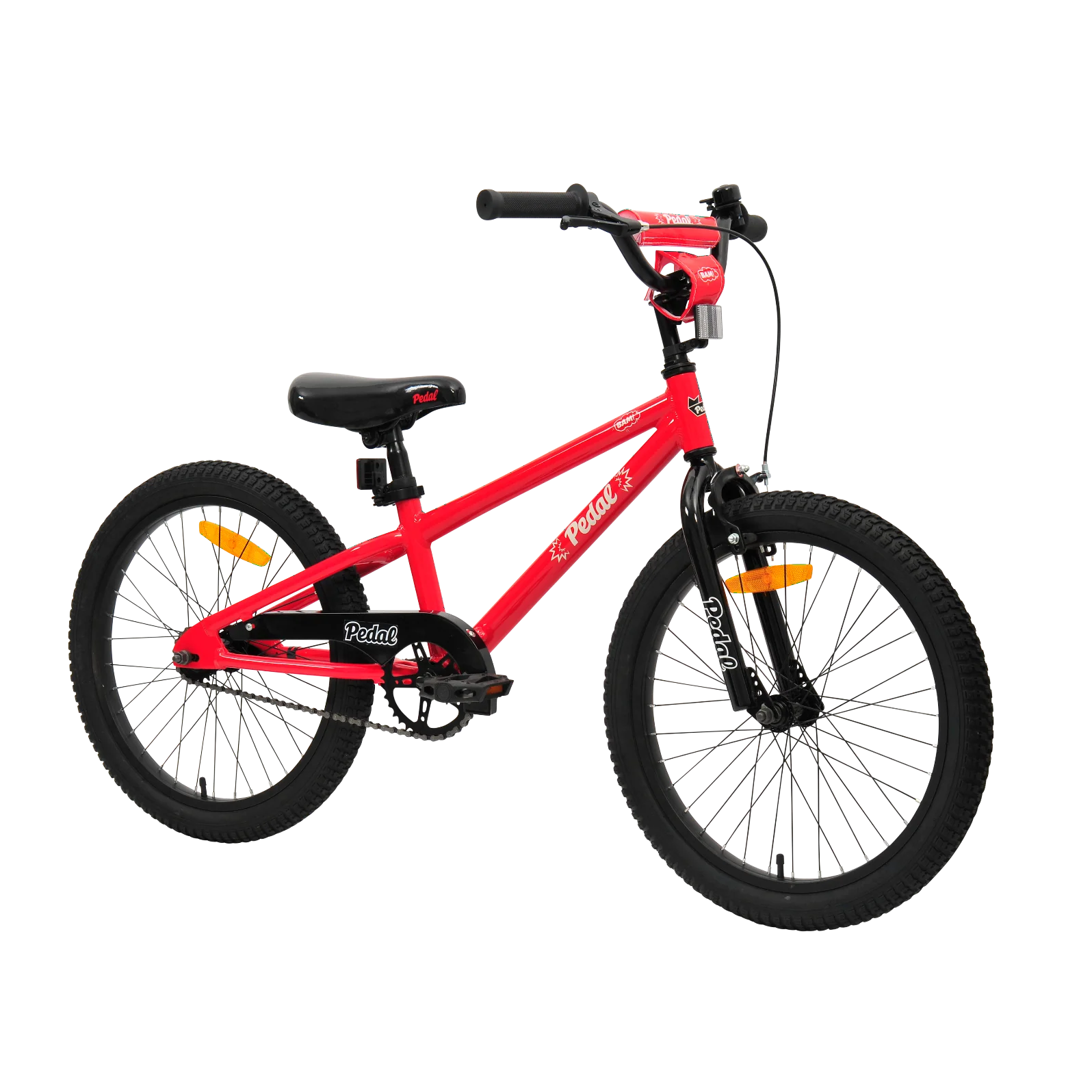 Pedal Bam Kids Bike 20 Inch Red/Black - Image 2