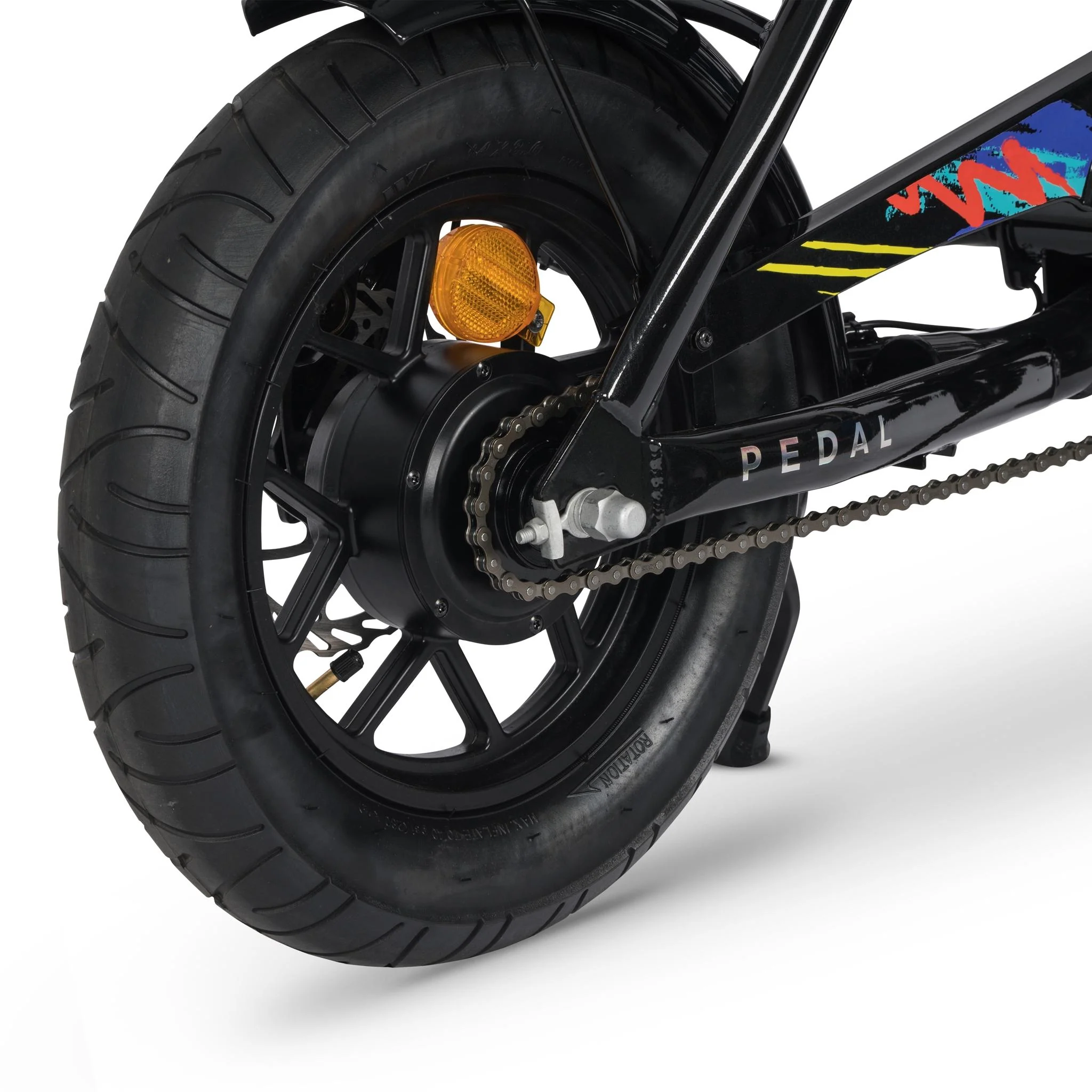 Pedal Bandit Mini 14'' Electric Fat Tyre Bike Black - Image 5