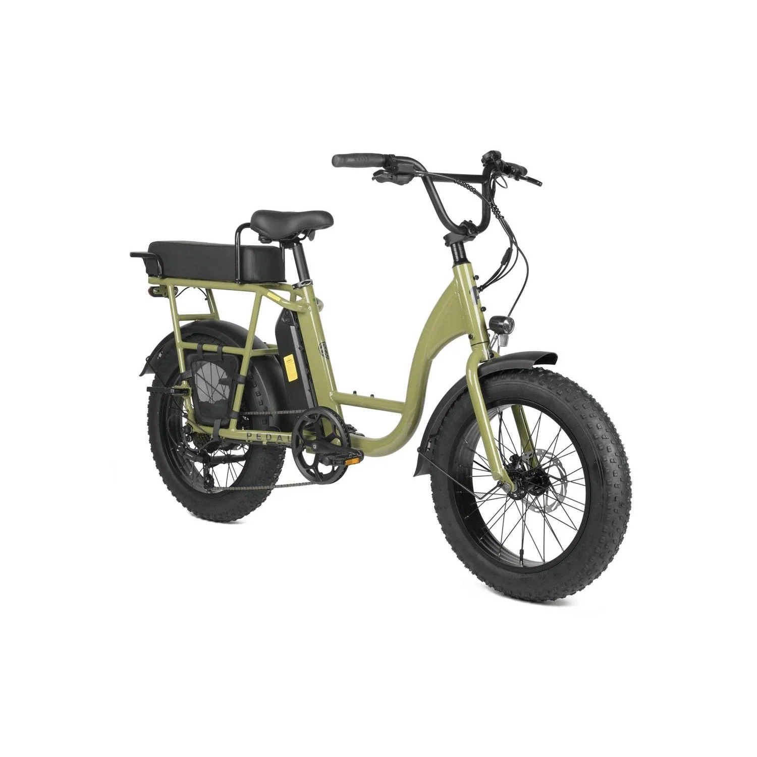 Pedal Brewer Electric Cruiser Bike Green 560Wh - Image 3