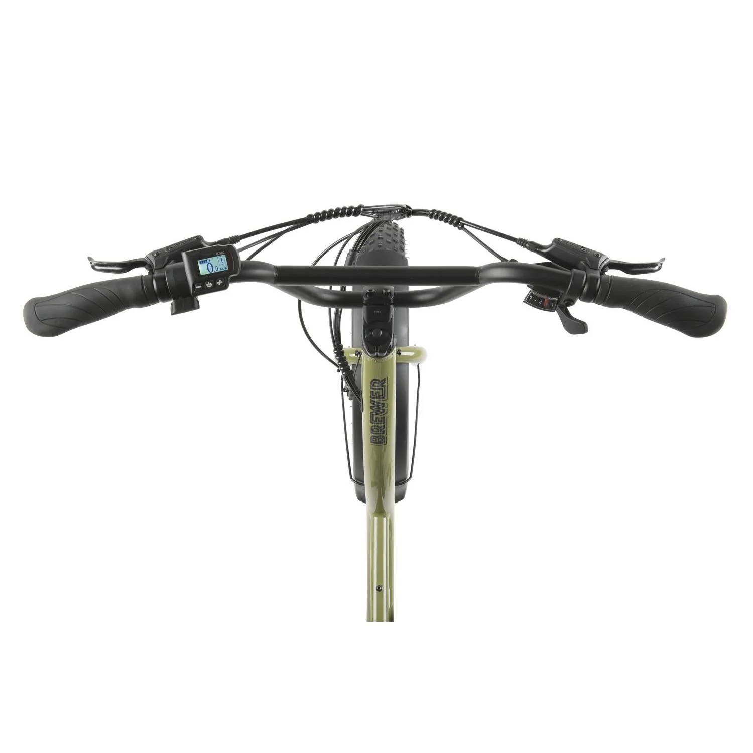 Pedal Brewer Electric Cruiser Bike Green 560Wh - Image 4