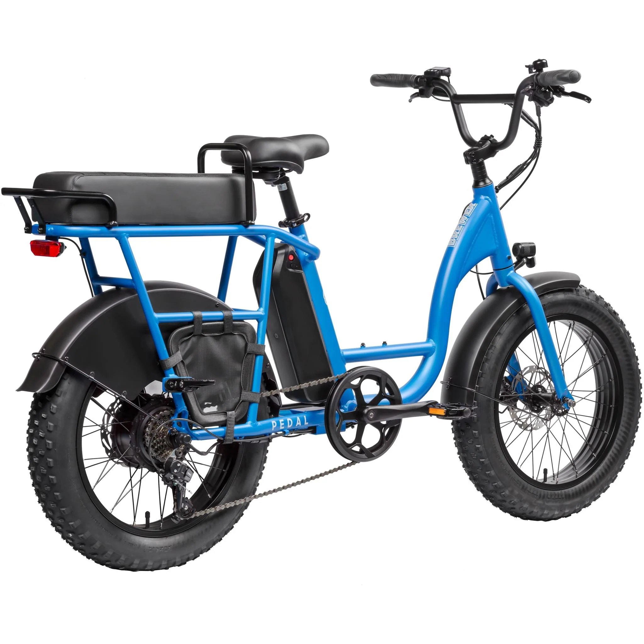 Pedal Brewer Electric Cruiser Bike Reef Blue 468Wh - Image 3