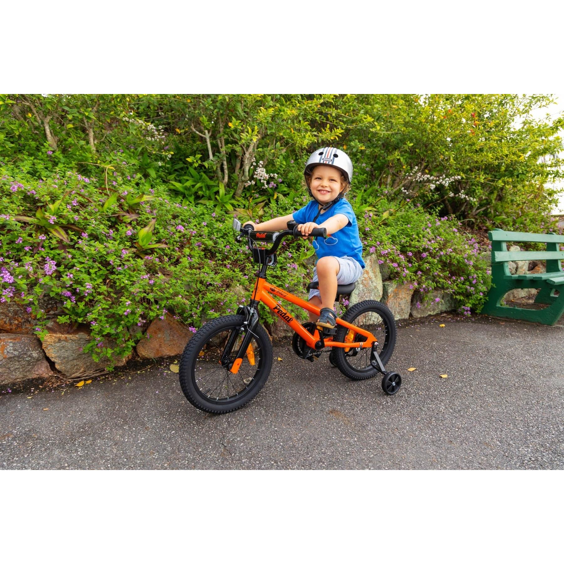 Pedal Buzz Steel Kids Bike Orange - Image 4