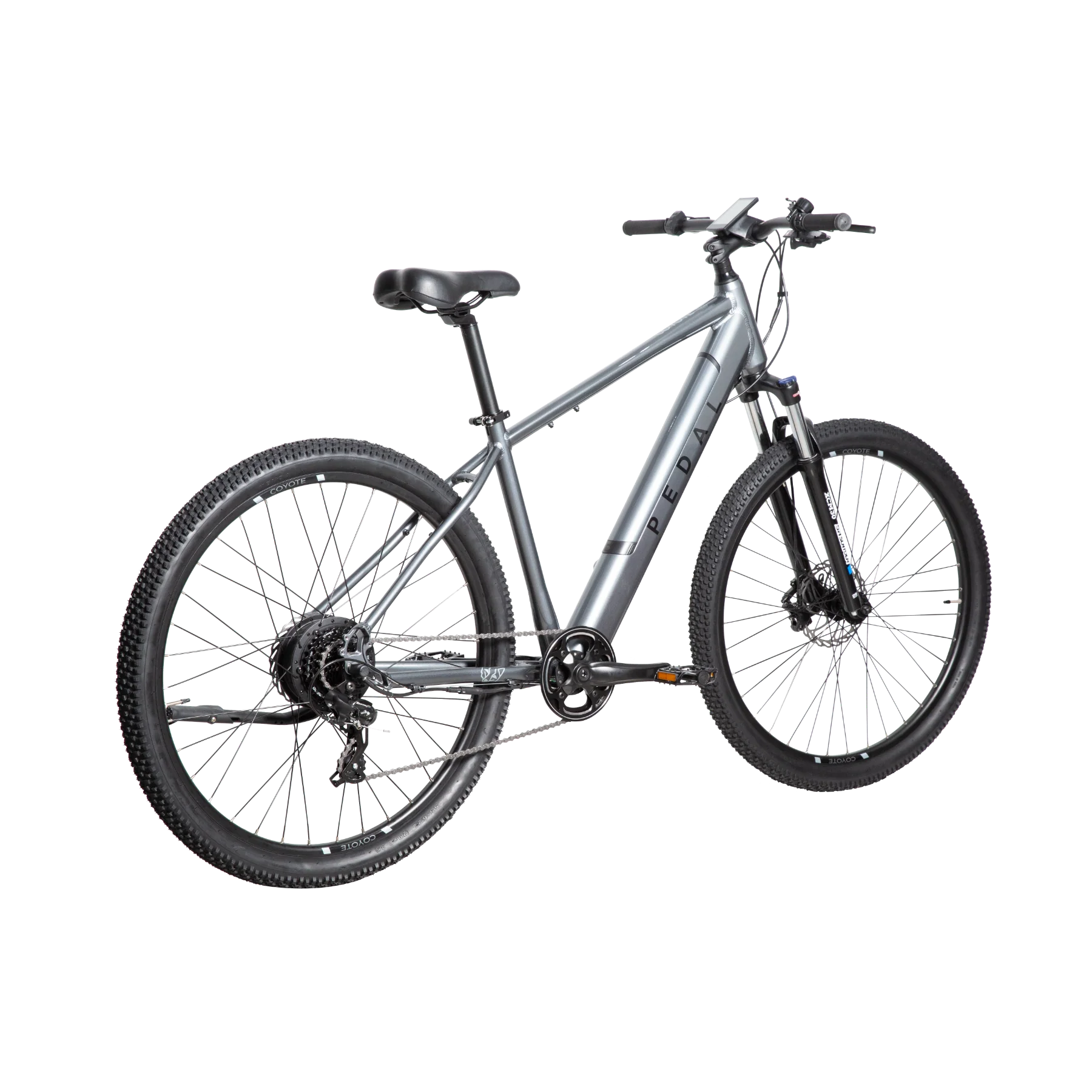 Pedal Coyote 2 Electric Hardtail Mountain Bike Gloss Charcoal - Image 3