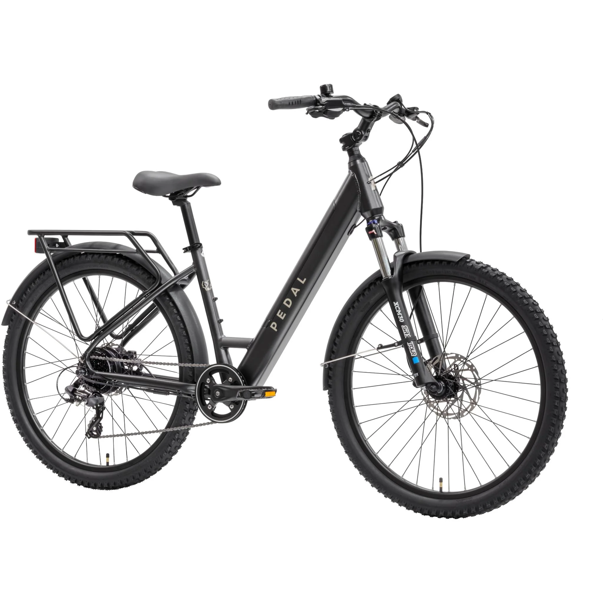 Pedal Coyote 3 ST Tour Electric Hardtail Mountain Bike Satin Black - Image 2