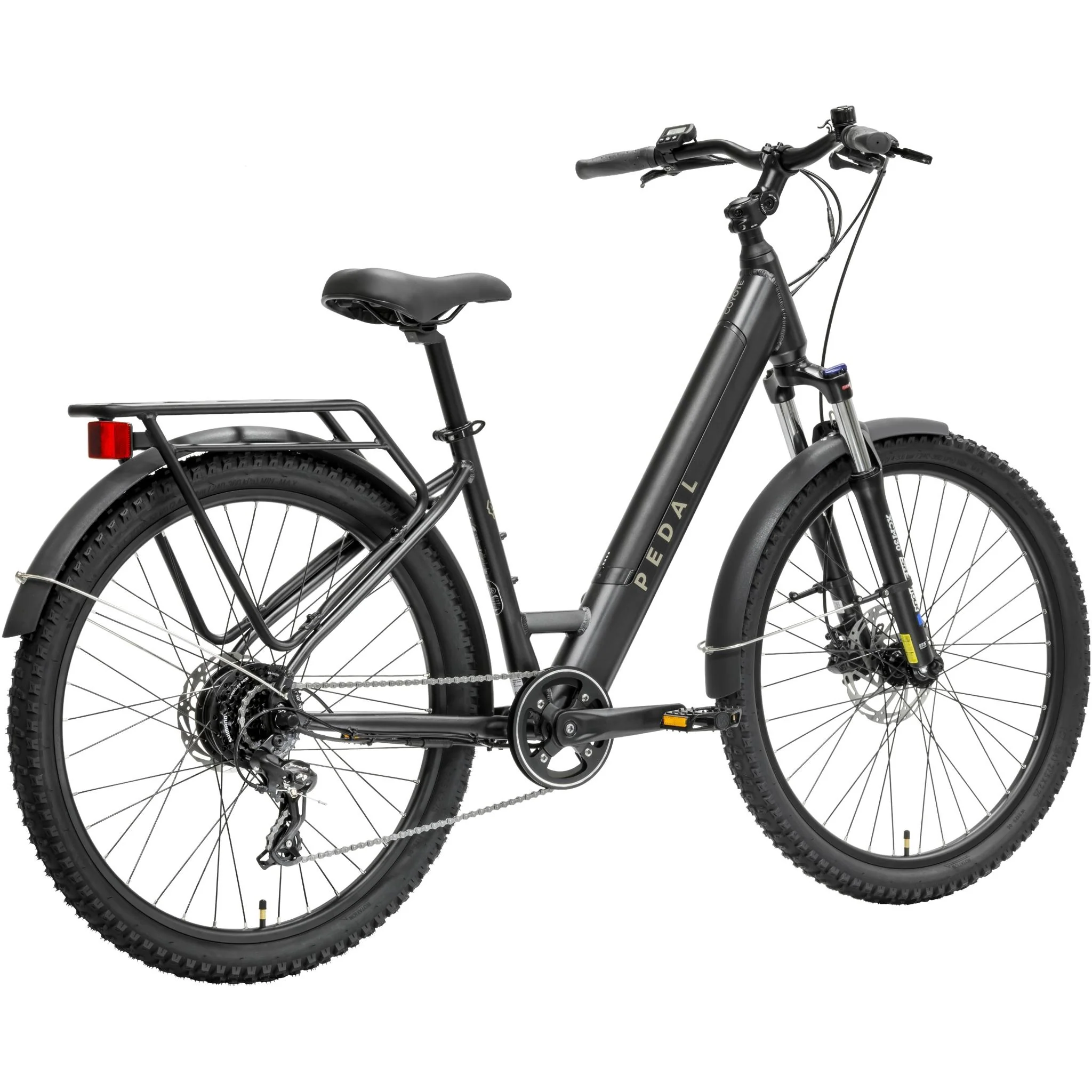 Pedal Coyote 3 ST Tour Electric Hardtail Mountain Bike Satin Black - Image 3