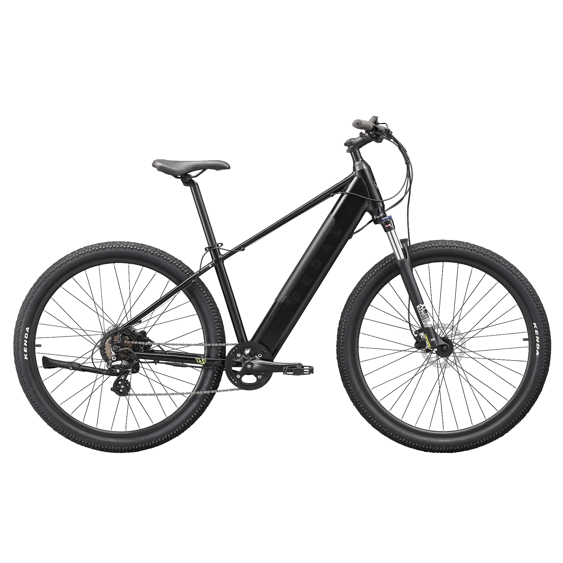 Pedal Coyote Electric Mountain Bike Black/Yellow