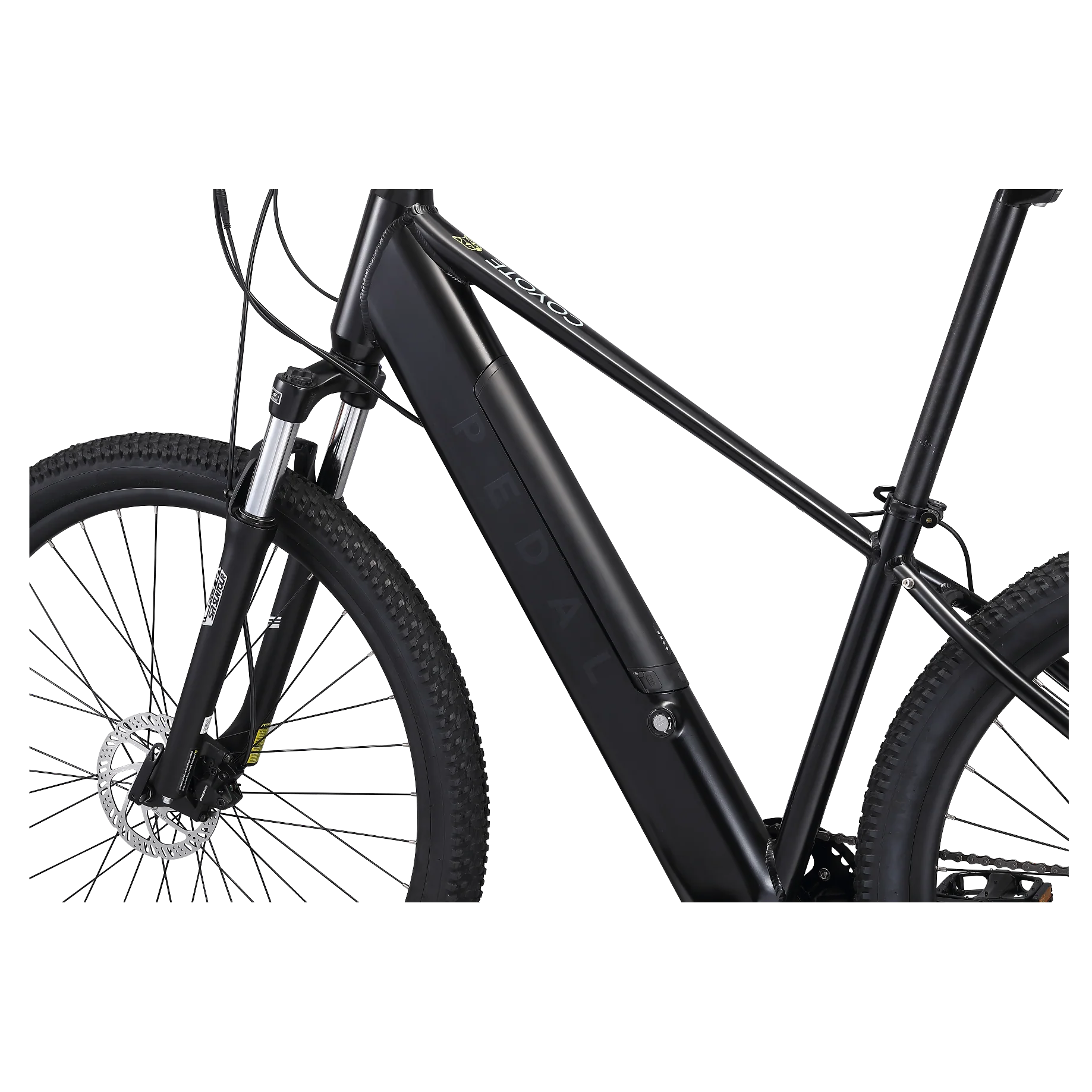 Pedal Coyote Electric Mountain Bike Black/Yellow - Image 4