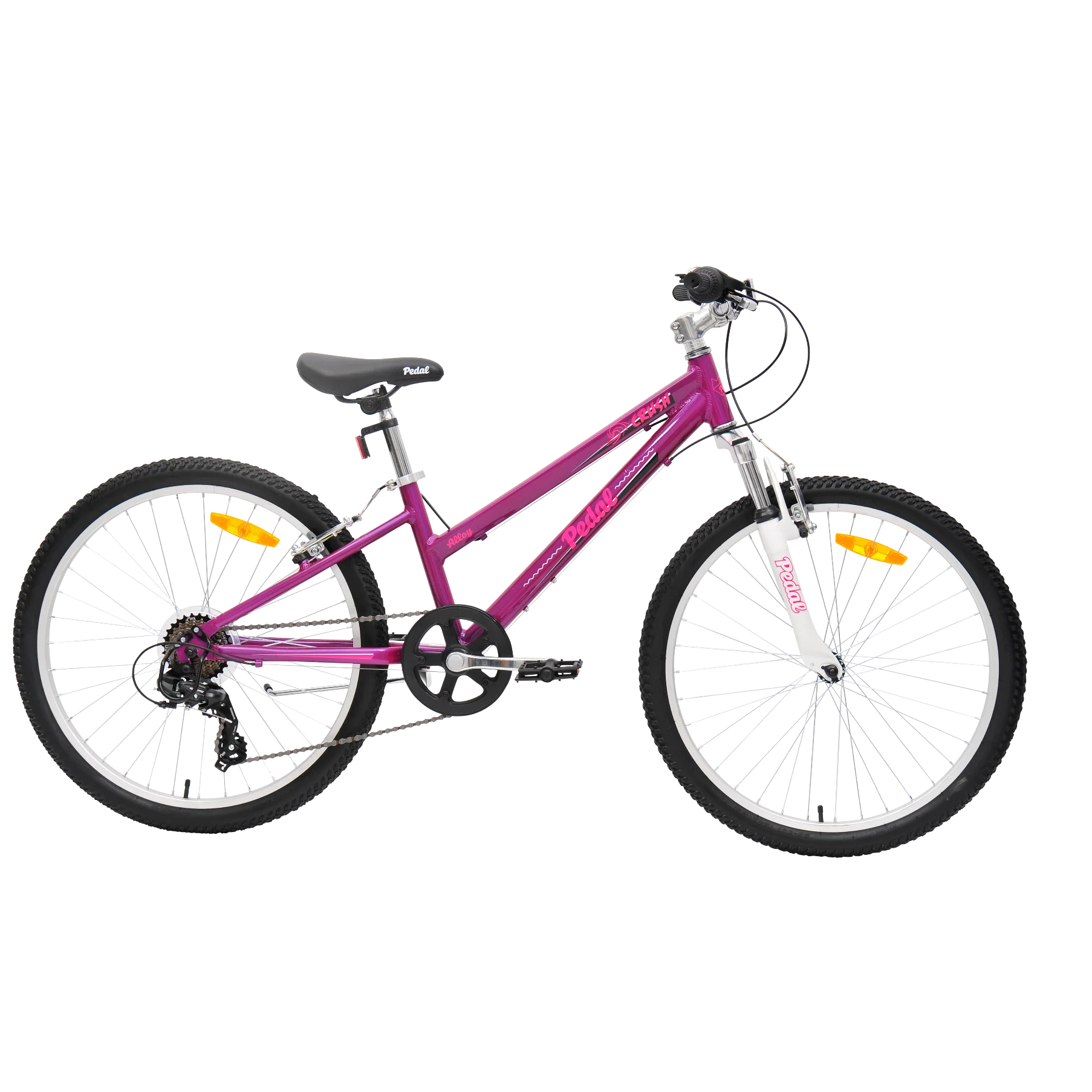 Pedal Crush 24 Kids Mountain Bike Purple