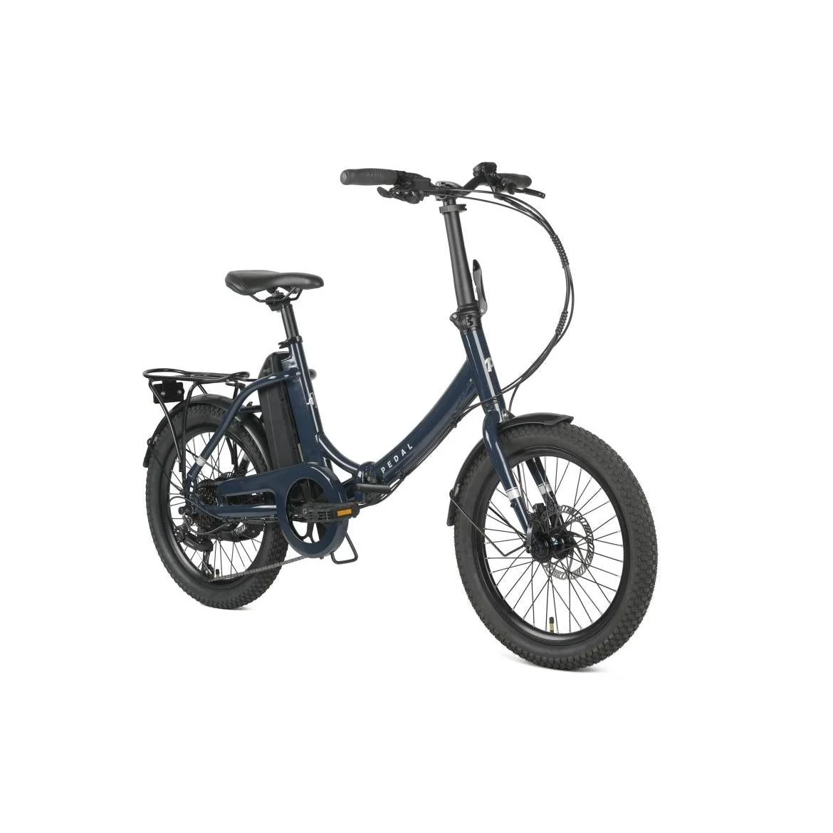Pedal Derby Electric Folding Bike Dark Navy - Image 8