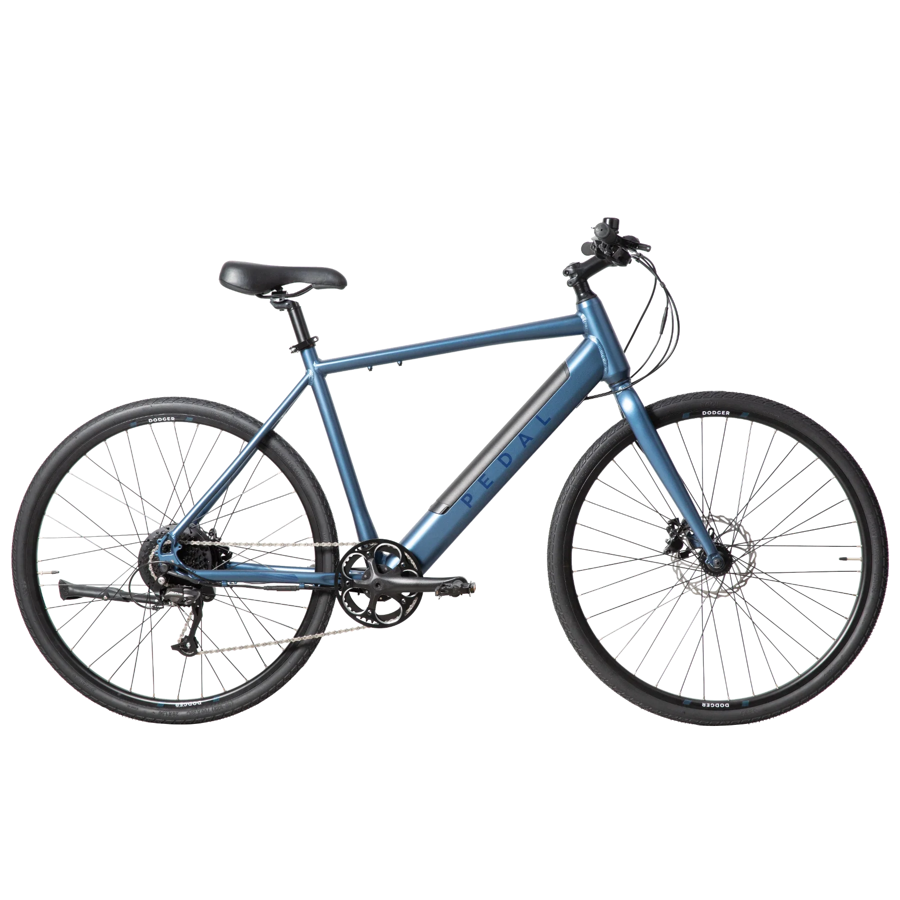 Pedal Dodger 2 Electric Flat Bar Road Bike Slate Blue