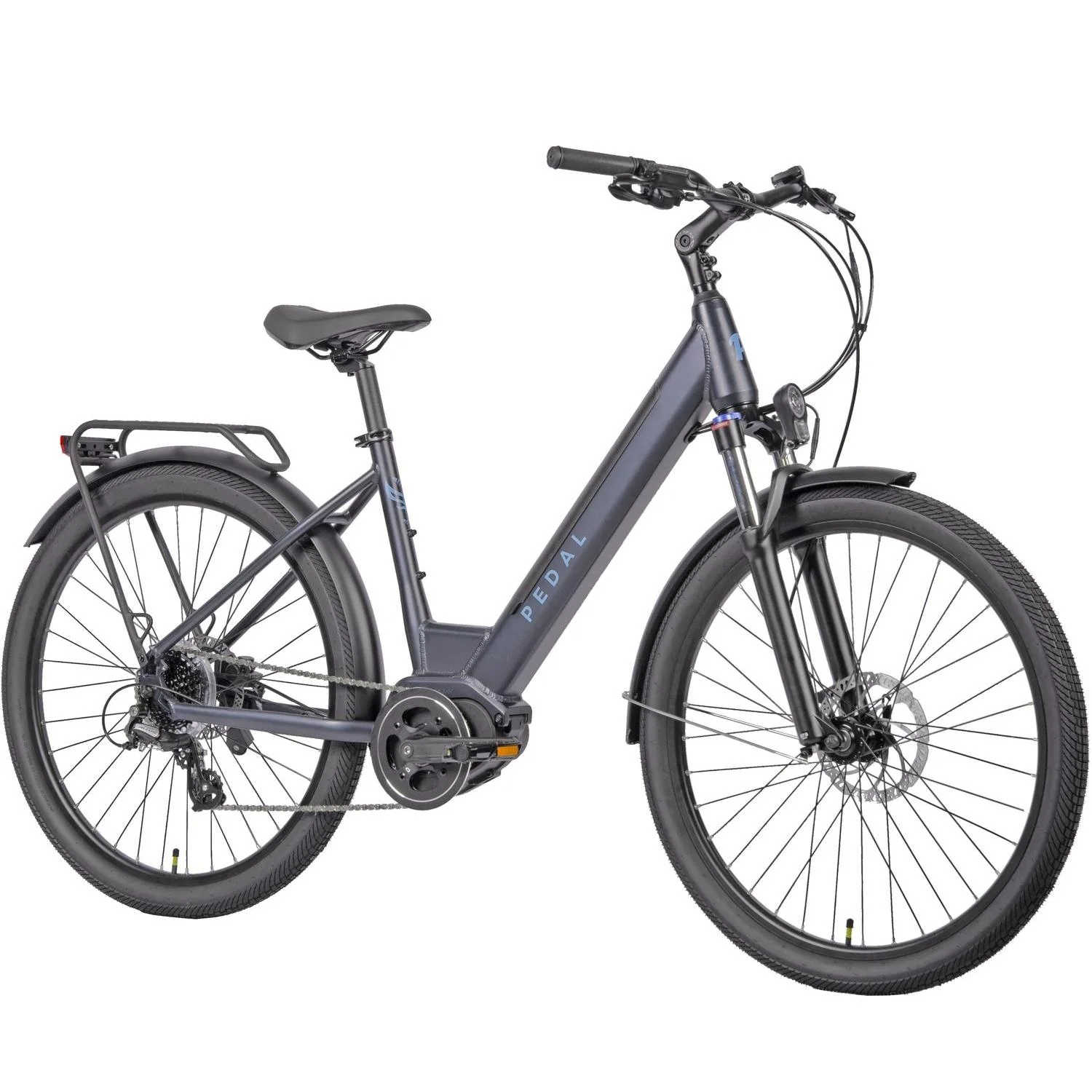 Pedal Eagle ST Electric Hybrid Bike Satin Steel Grey - Image 4