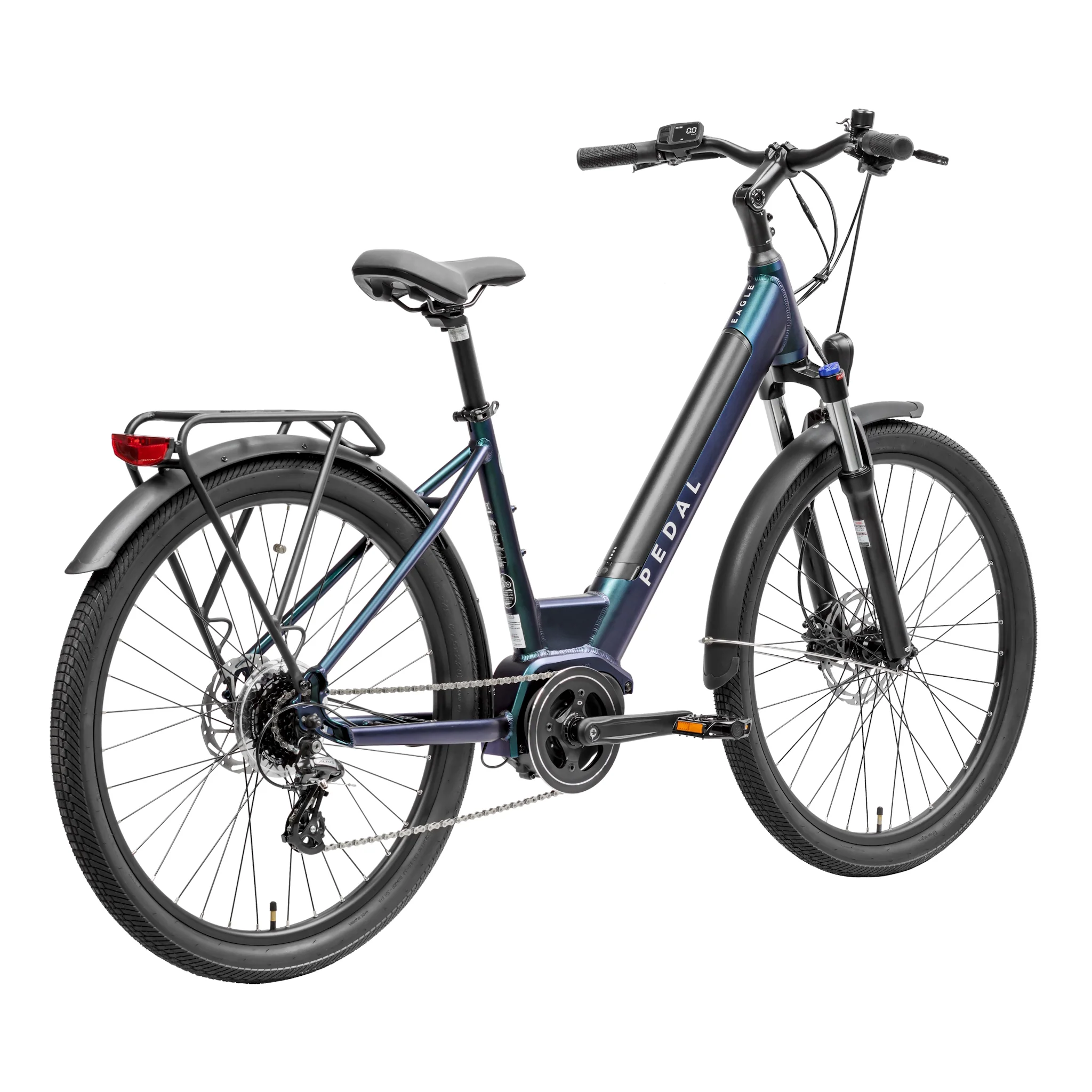 Pedal Eagle ST Electric Hybrid Bike Metallic Teal - Image 3