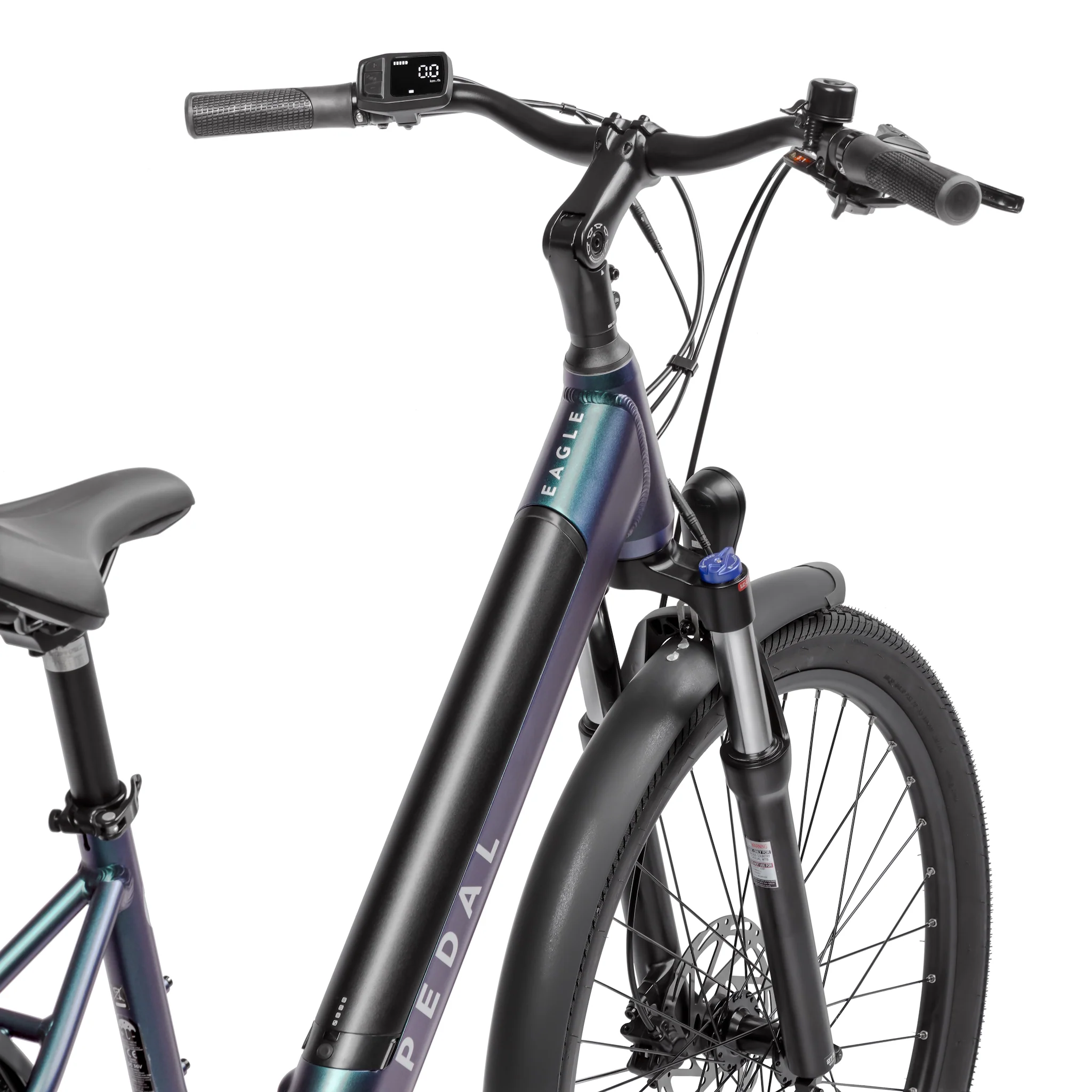 Pedal Eagle ST Electric Hybrid Bike Metallic Teal - Image 4